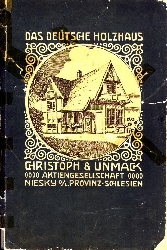 Das Deutsche Holzhaus, um 1912 (Museum Niesky Forum Konrad-Wachsmann-Haus CC BY-NC-ND)