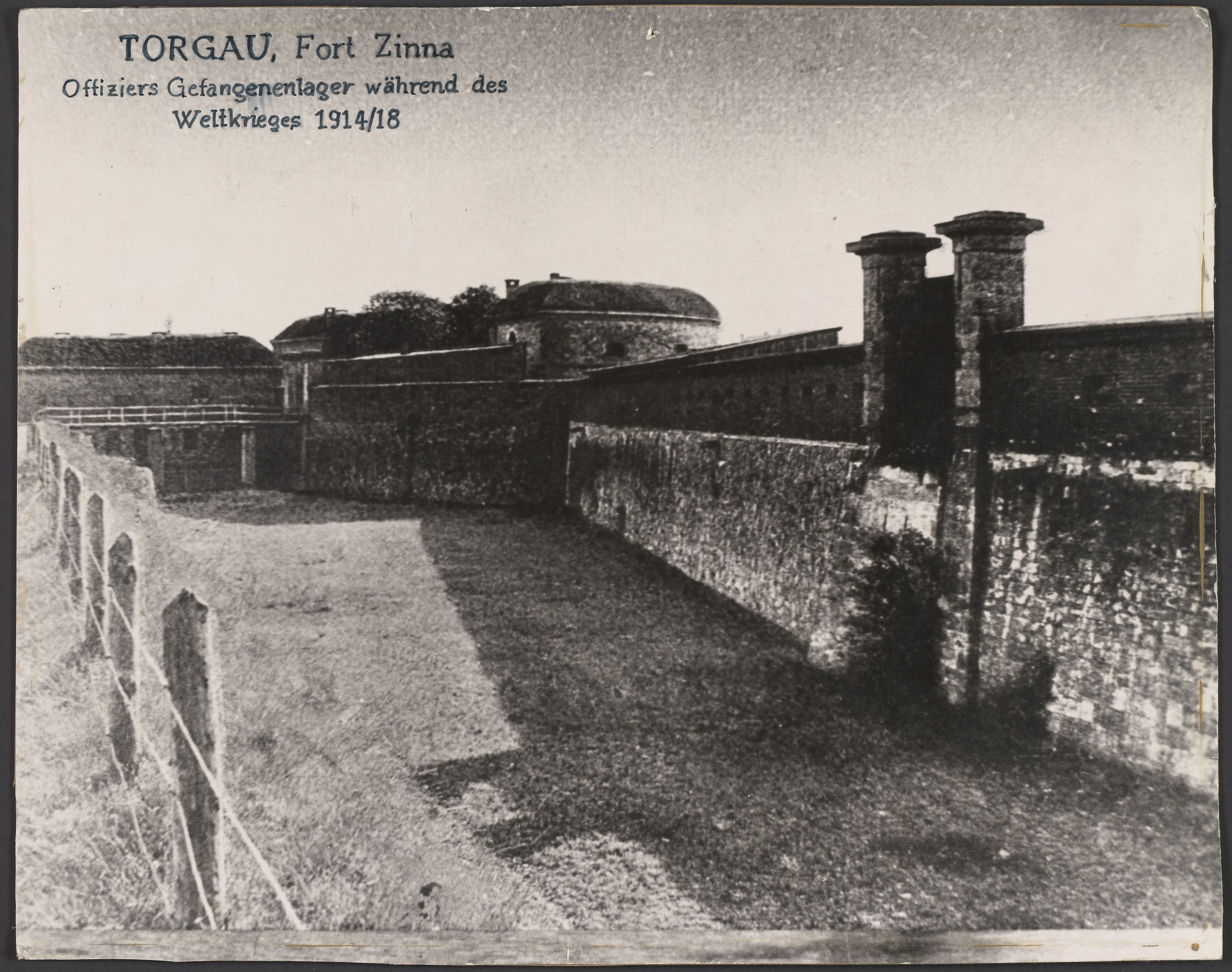 Lehrtafel "Torgau, Fort Zinna" (Polizeidirektion Dresden RR-F)