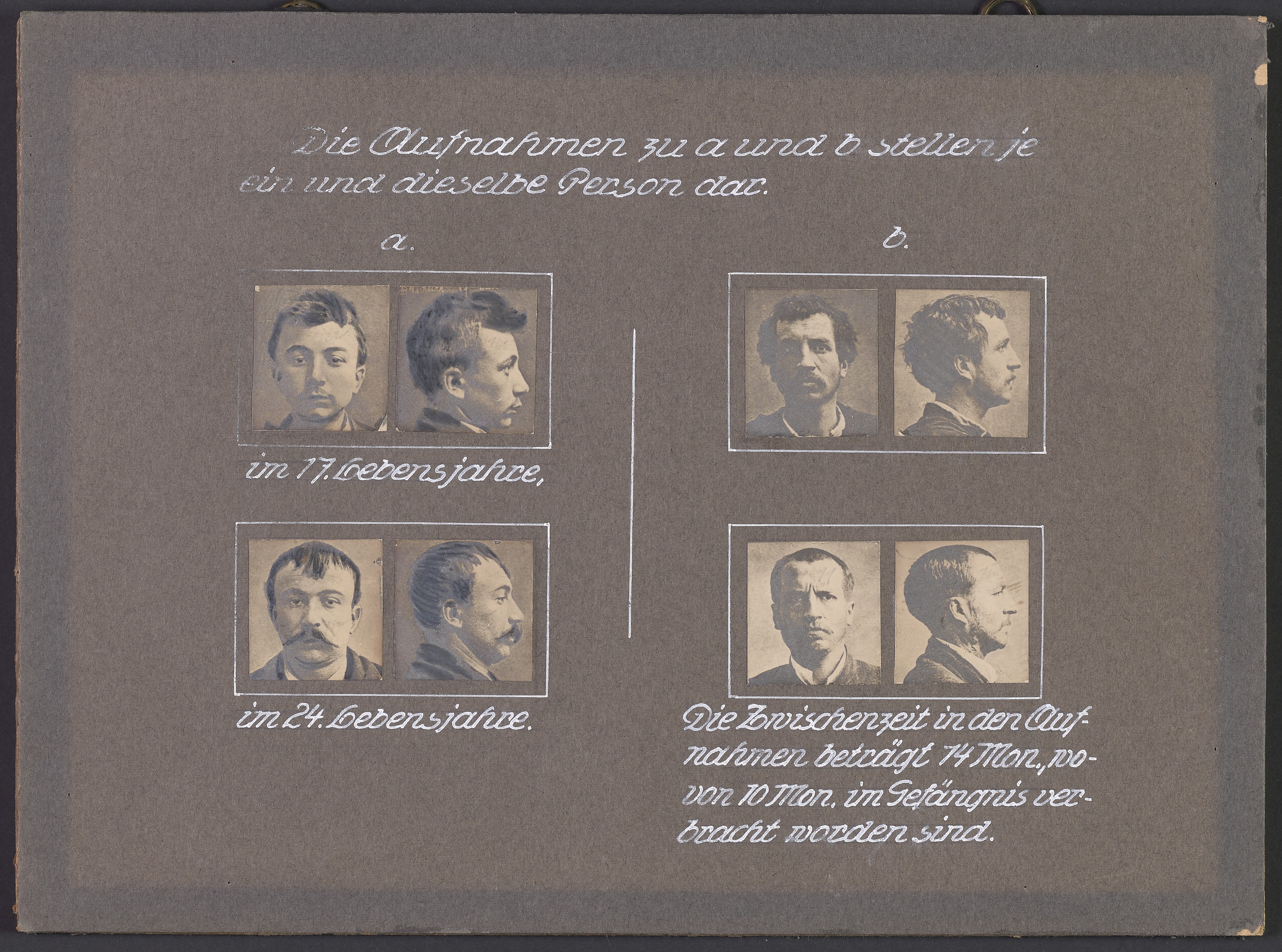 Lehrtafel "Aufnahmen von Personen" (Polizeidirektion Dresden RR-F)