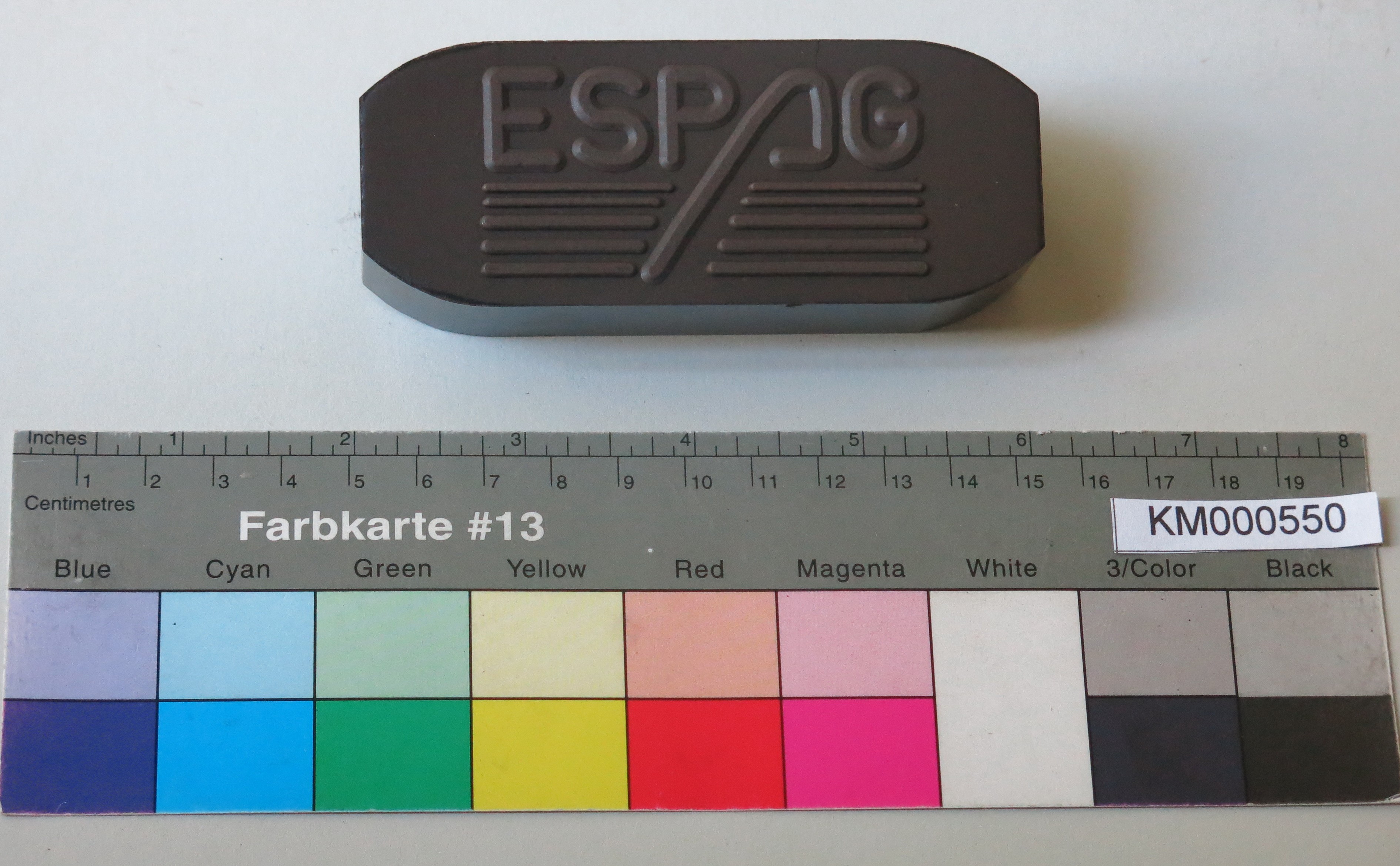 Zierbrikett "ESPAG" (Energiefabrik Knappenrode CC BY-SA)