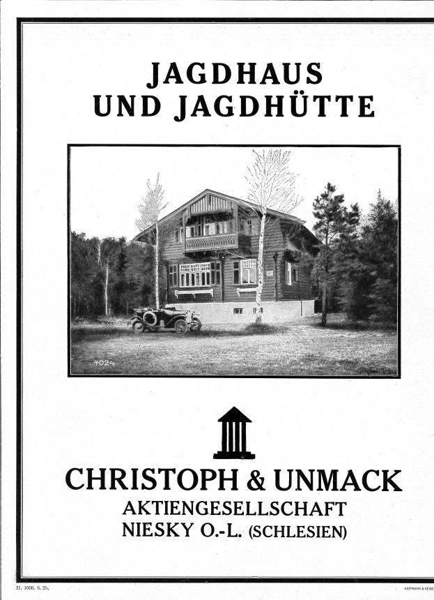 Jagdhaus und Jagdhütte (Museum Niesky Forum Konrad-Wachsmann-Haus CC BY-NC-ND)