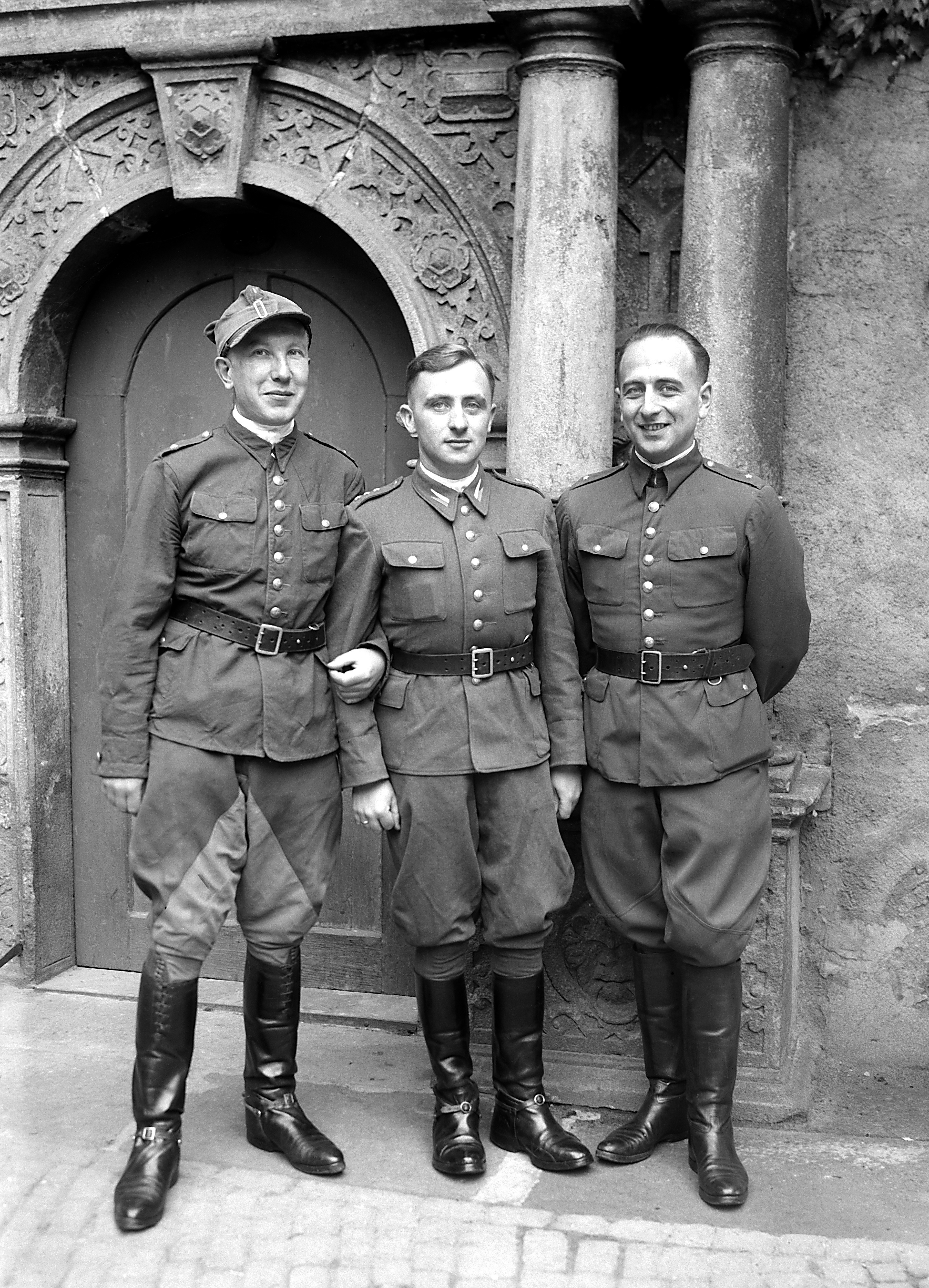 Drei polnische Offiziere (SBG gGmbH CC BY-NC-SA)