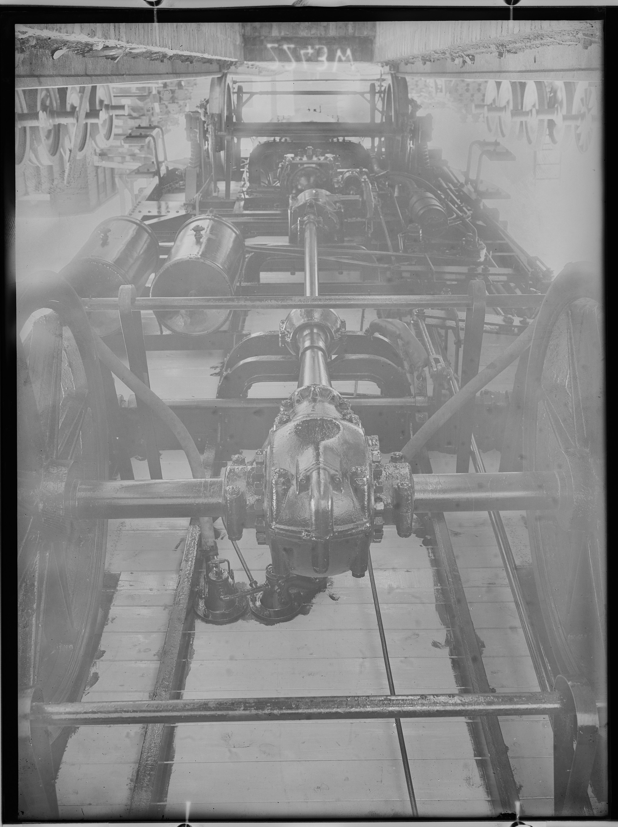 Fotografie: Auto-Triebwagen (Getriebe), 1924 (Schenkung der Bombardier Transportation, Werk Görlitz | Eigentum/Sammlung der Verkehrsmuseums Dresden gGmbH CC BY-NC-SA)