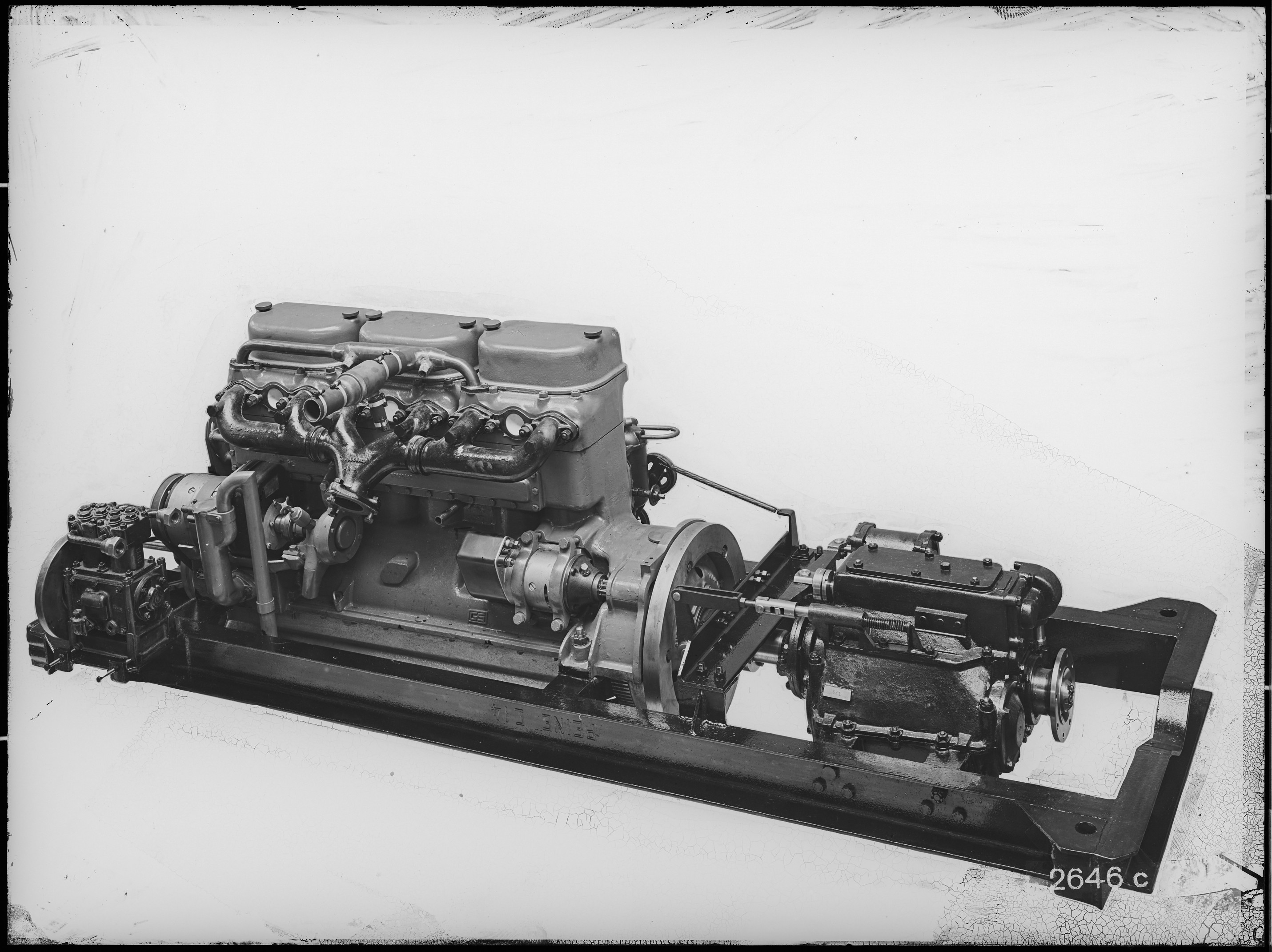 Fotografie: zweiachsiger Kleintriebwagen (Maschinenanlage I), 1934 (Schenkung der Bombardier Transportation, Werk Görlitz | Eigentum/Sammlung der Verkehrsmuseums Dresden gGmbH CC BY-NC-SA)