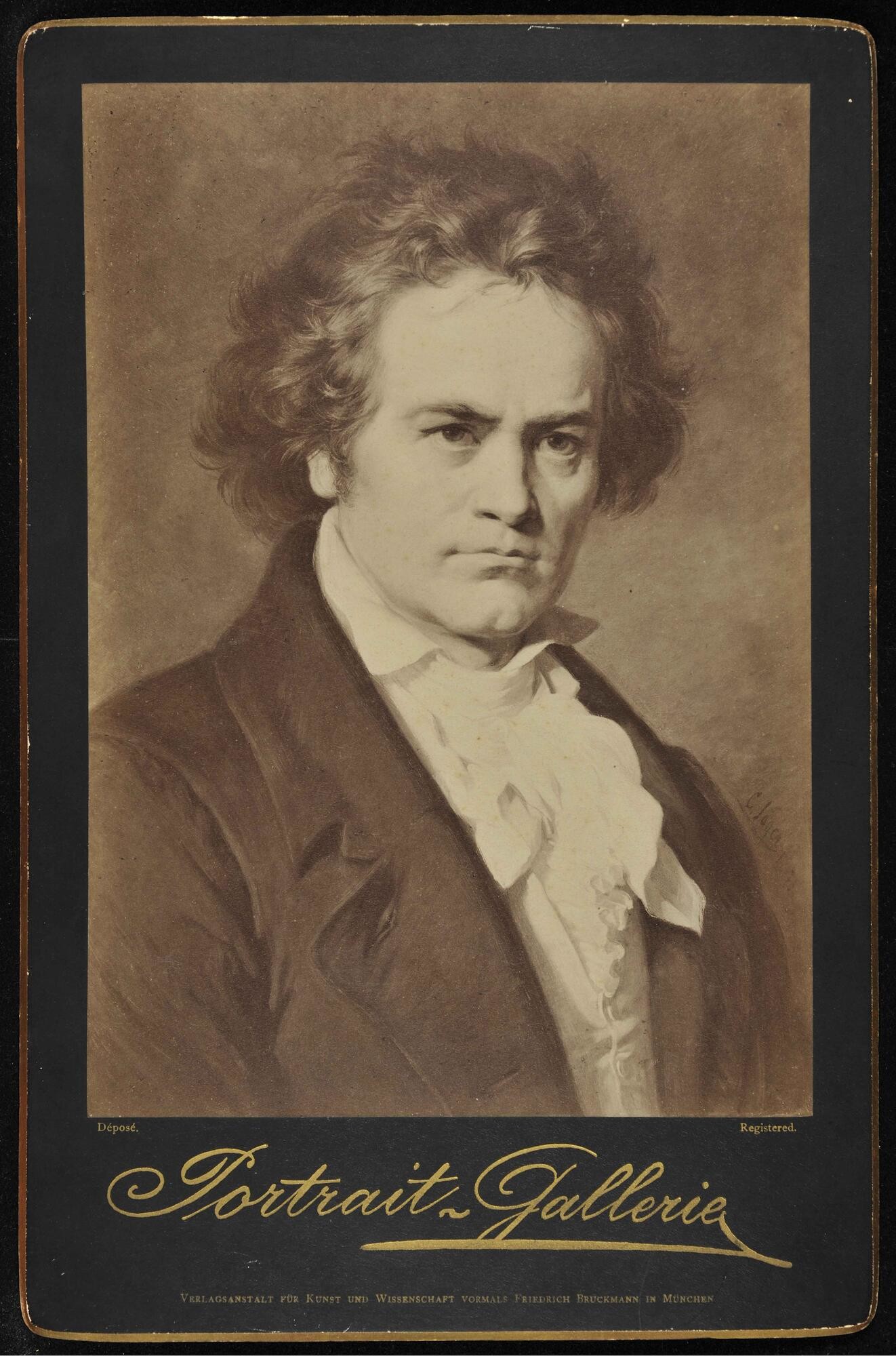 Tafel 103, Portrait-Gallerie [Ludwig van Beethoven] (Stadtmuseum Dresden CC BY-NC-ND)