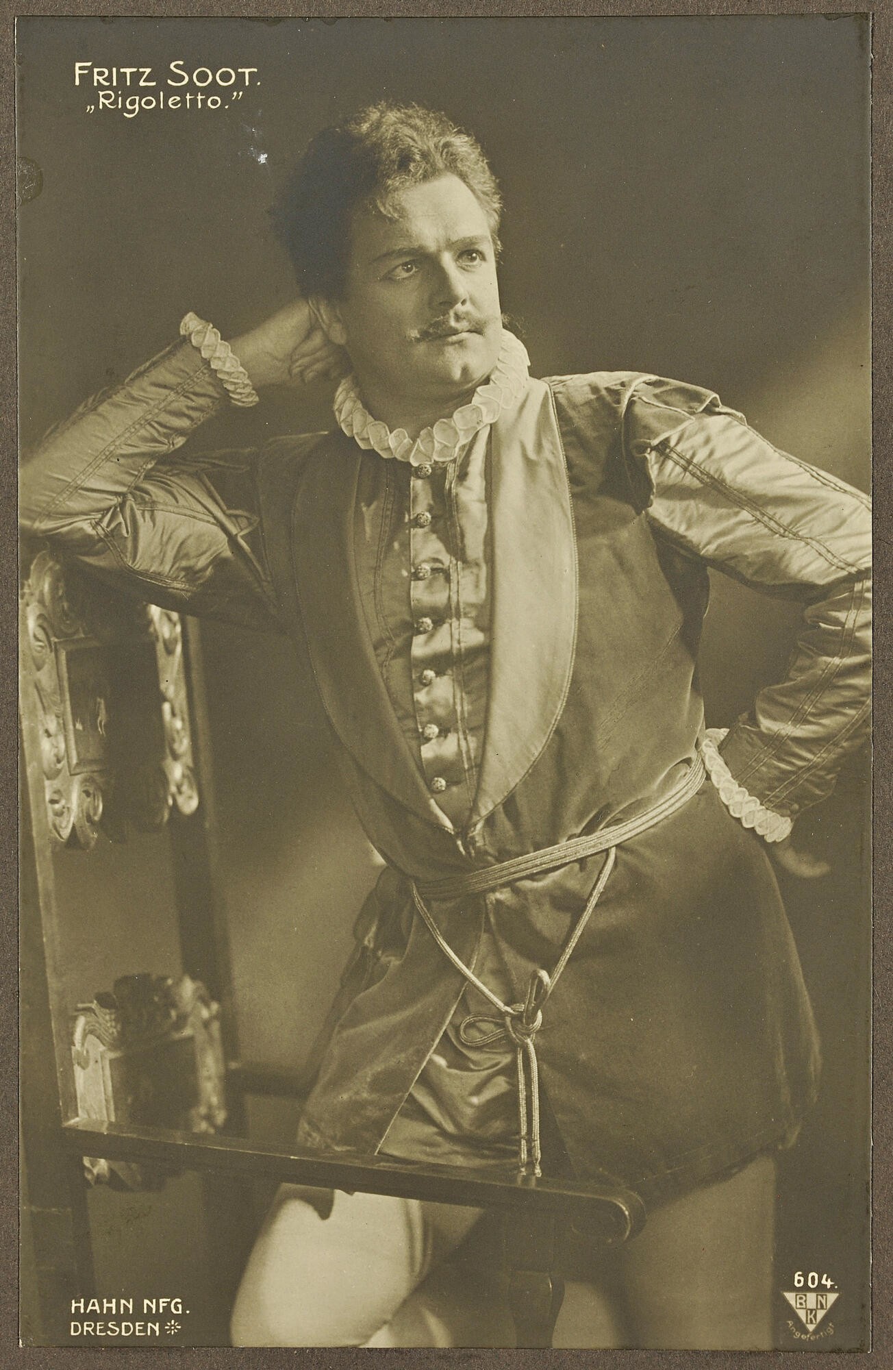 Tafel 1709, Bild 2, Fritz Soot [in] "Rigoletto" (Stadtmuseum Dresden CC BY-NC-ND)