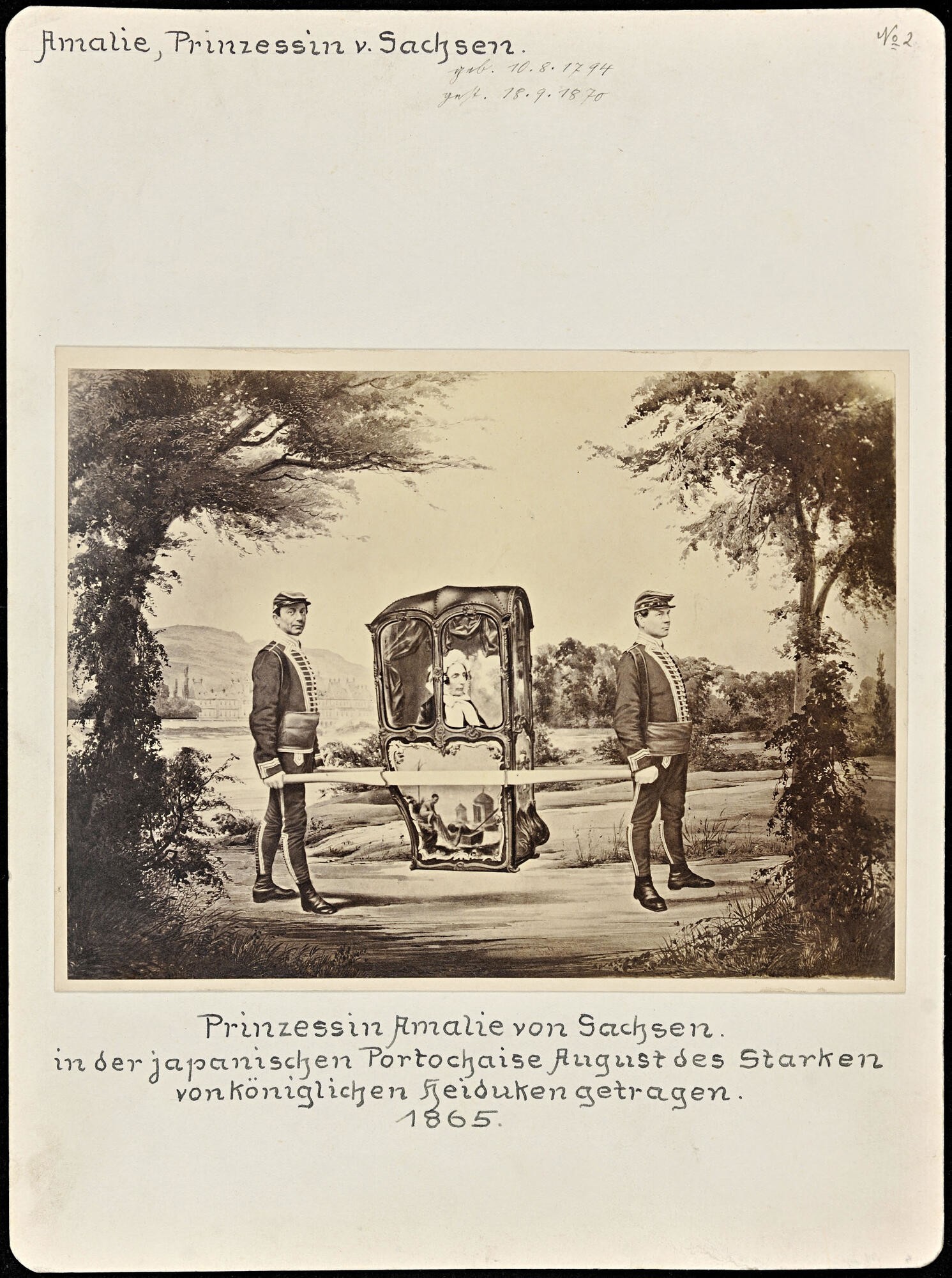 Tafel 33, Prinzessin Amalie von Sachsen (Stadtmuseum Dresden CC BY-NC-ND)