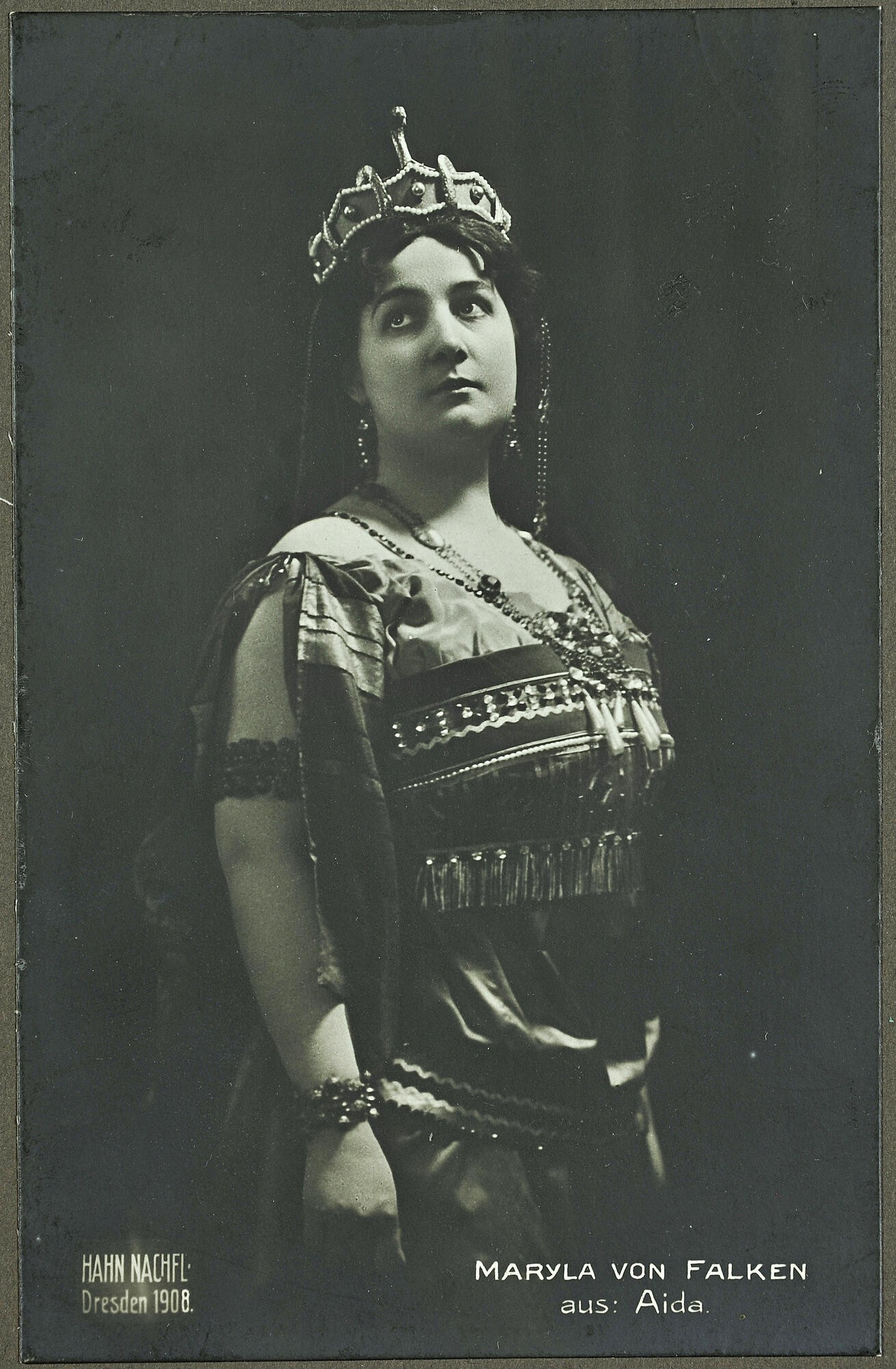 Tafel 405, Bild 3, Maryla von Falken aus "Aida" (Stadtmuseum Dresden CC BY-NC-ND)