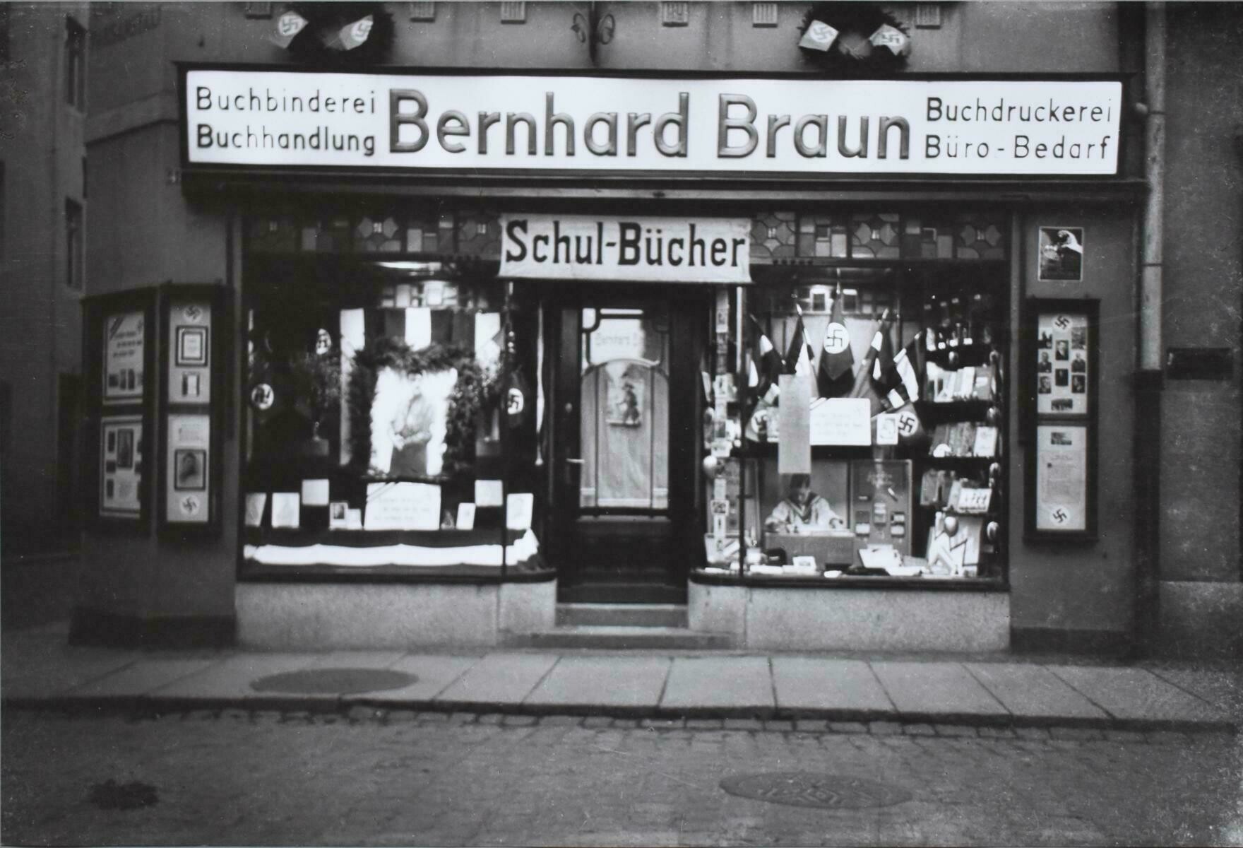 Buchbinderei Braun in Grimma (Kreismuseum Grimma RR-F)