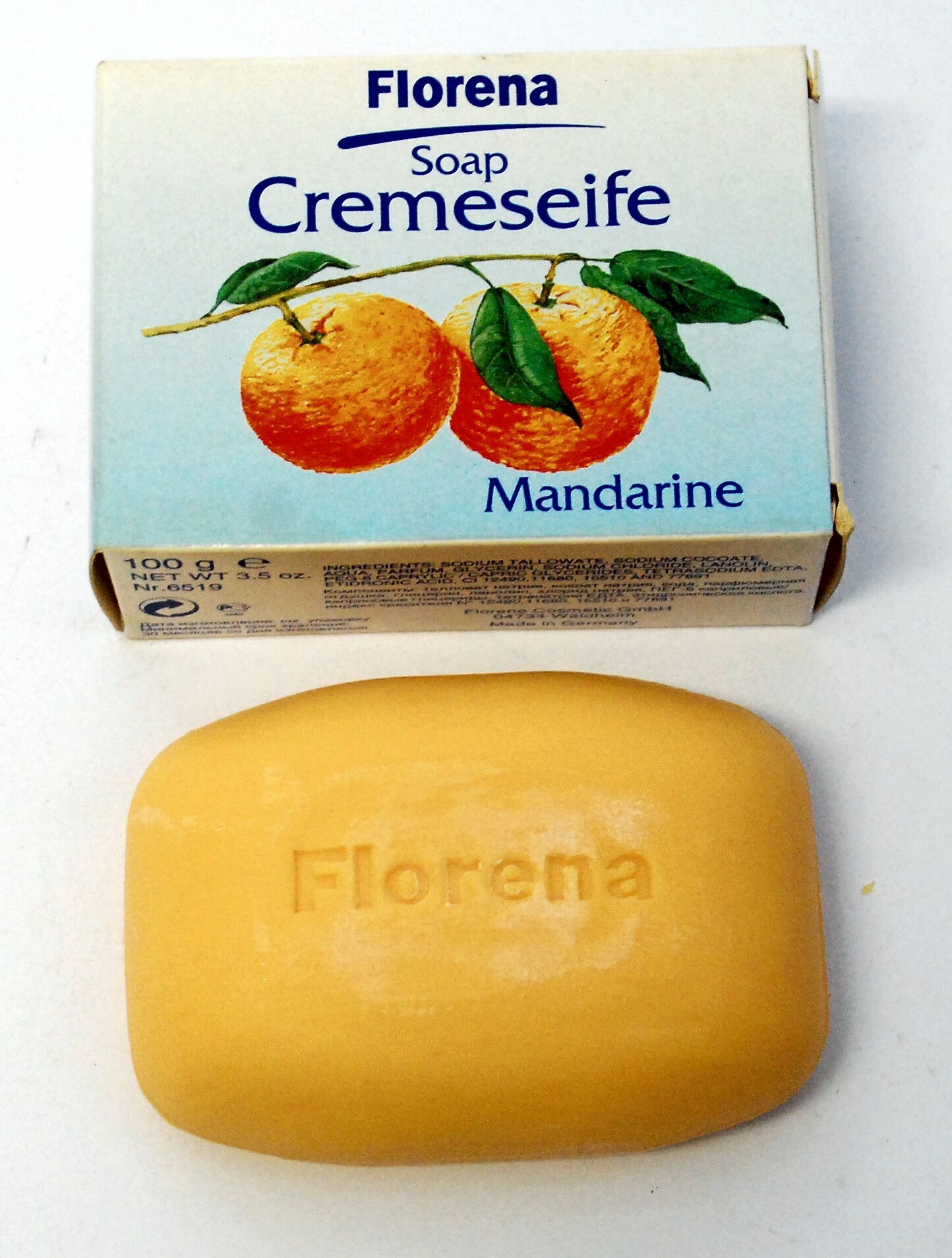 Cremeseife Mandarine (Stadtmuseum Döbeln CC BY-NC-SA)