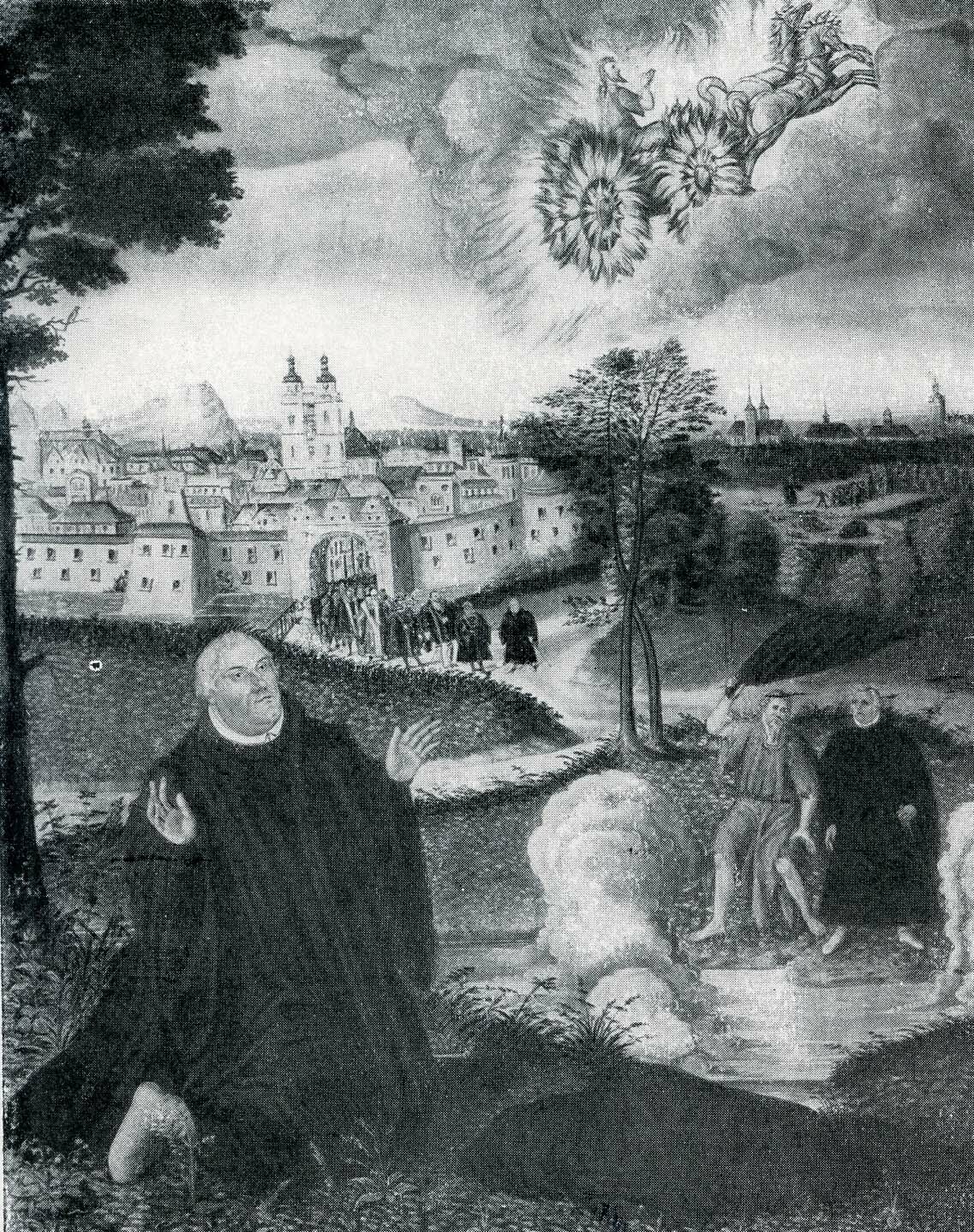 Gemälde "Luther als Prophet Elisa" (Kreismuseum Grimma RR-F)