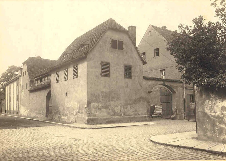 Gerberei in der Töpferstraße/Ecke Köhlerstraße in Grimma (Kreismuseum Grimma RR-F)