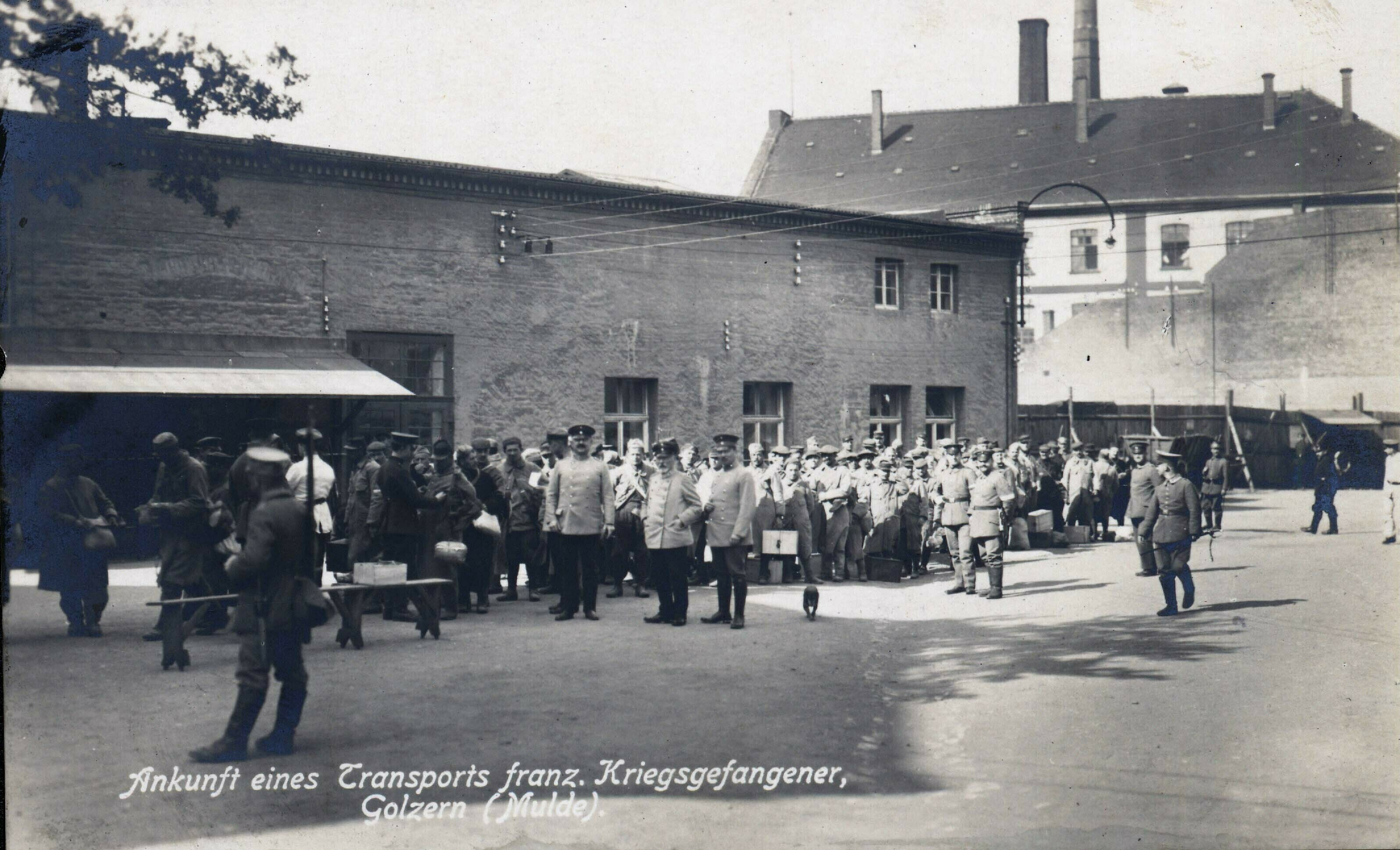 Lagerhof des Kriegsgefangenenlagers Golzern (Kreismuseum Grimma RR-F)