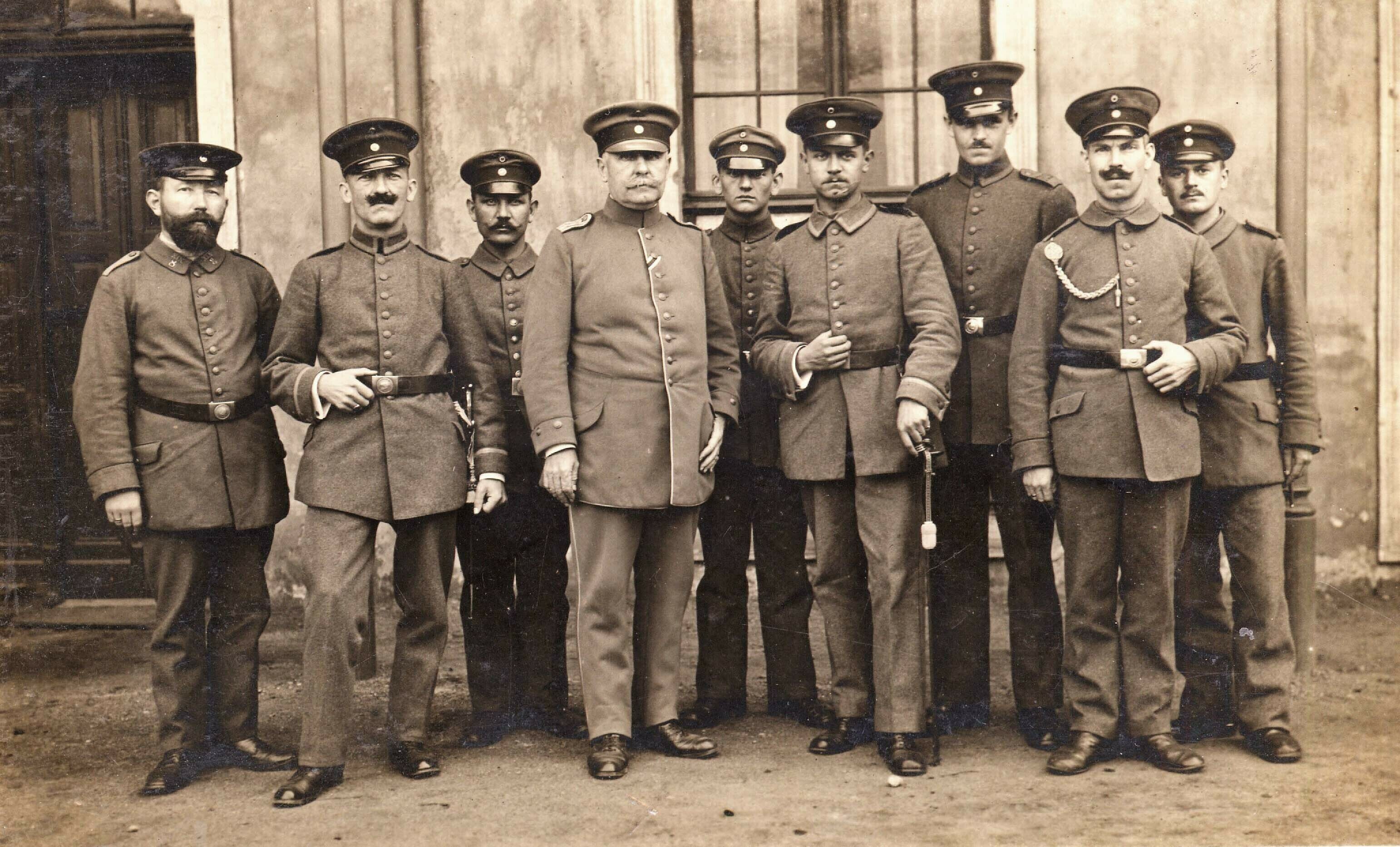 Mannschaft des Kriegsgefangenenlagers Golzern (Kreismuseum Grimma RR-F)