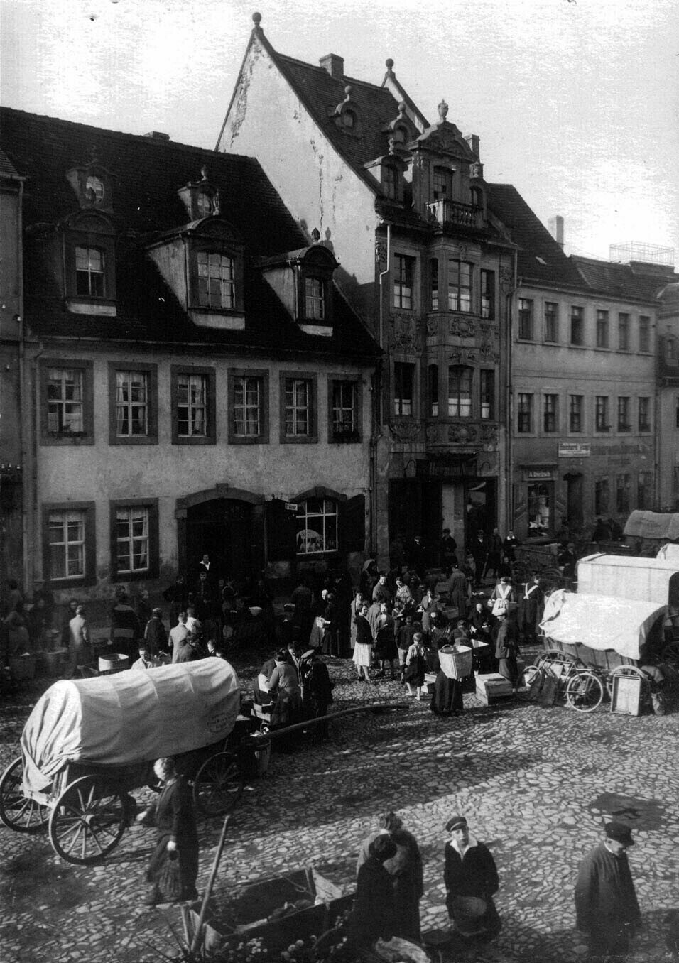 Markttag in Grimma (Kreismuseum Grimma RR-F)