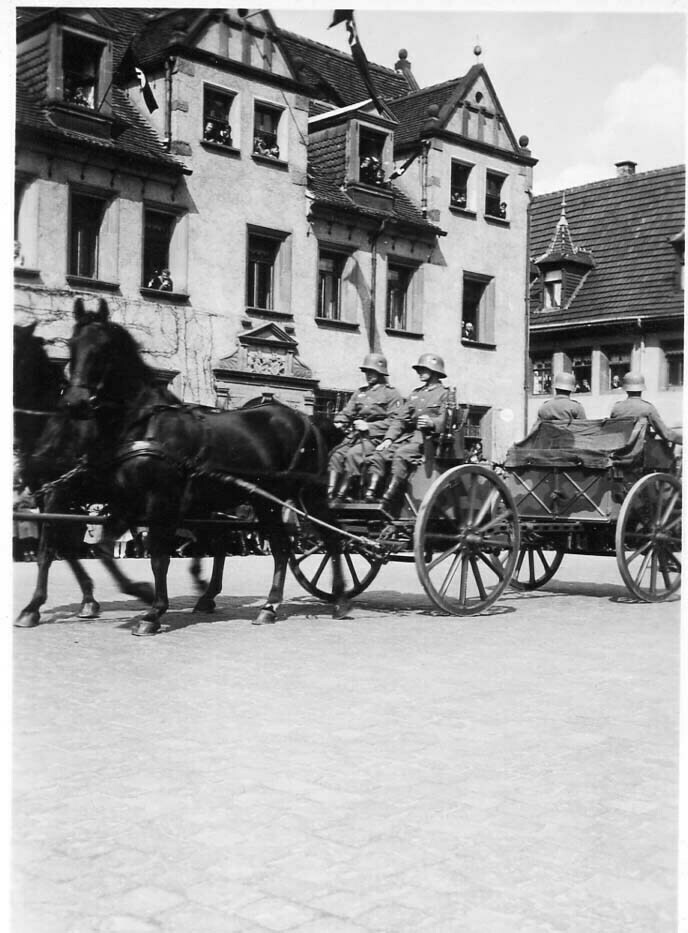 Militärparade 1936 in Grimma (Kreismuseum Grimma RR-F)