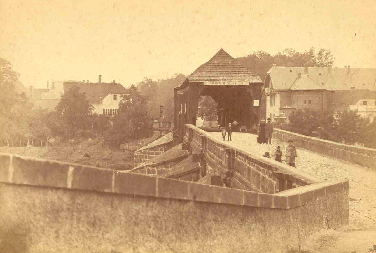 Pöppelmannbrücke in Grimma (Kreismuseum Grimma RR-F)