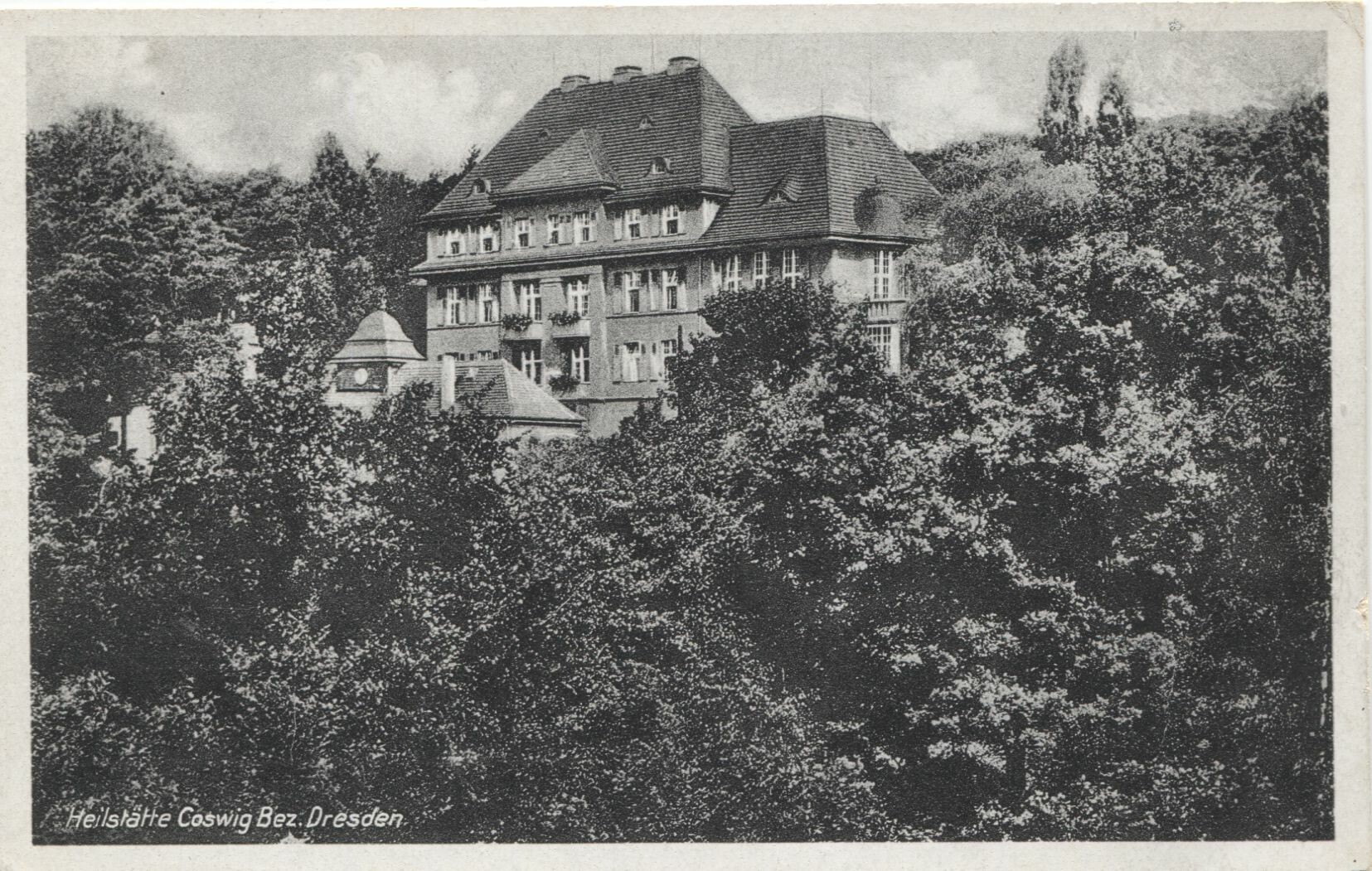 Postkarte: Coswig - Schloss (Karrasburg Museum Coswig CC BY-NC-SA)