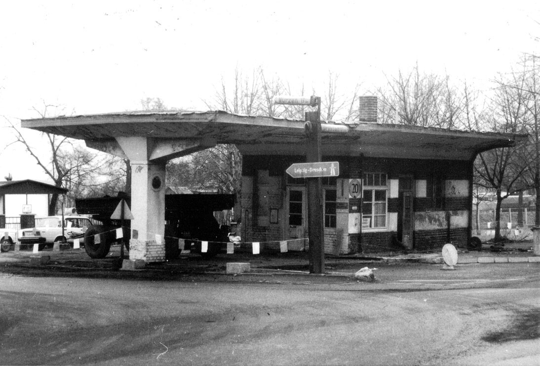 Tankstelle in Grimma (Kreismuseum Grimma RR-F)