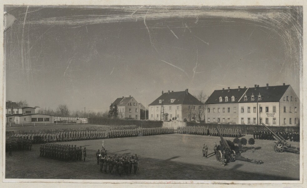 Vereidigung 1938 in Grimma (Kreismuseum Grimma RR-F)