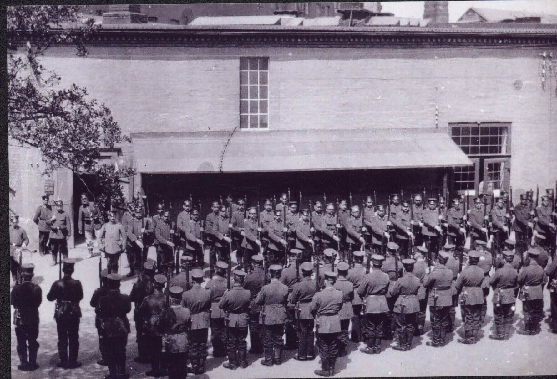Wachmannschaft des Kriegsgefangenenlagers Golzern (Kreismuseum Grimma RR-F)