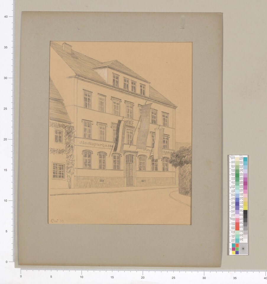 Bleistiftzeichnung (Heimatmuseum Dohna CC BY-NC-SA)