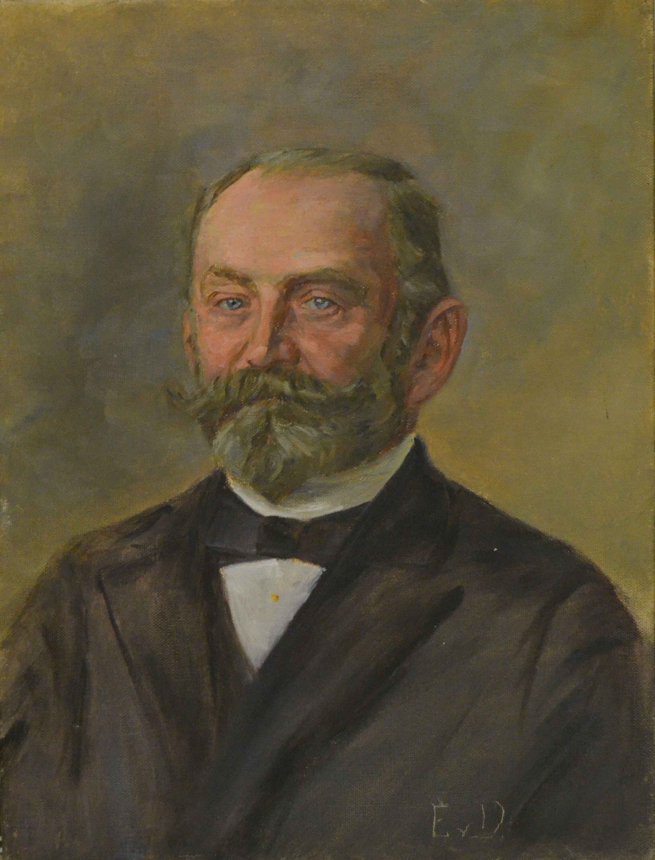 Gemälde: Bildnis des Vaters der Malerin (Kulturhistorisches Museum Görlitz CC BY-NC-SA)