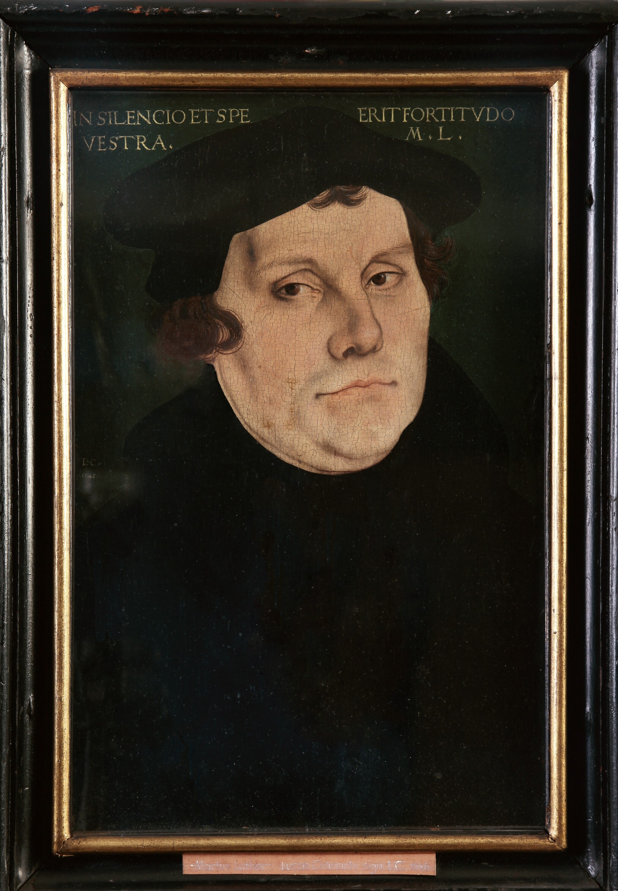 Gemälde: Bildnis Martin Luther (Kulturhistorisches Museum Görlitz CC BY-NC-SA)