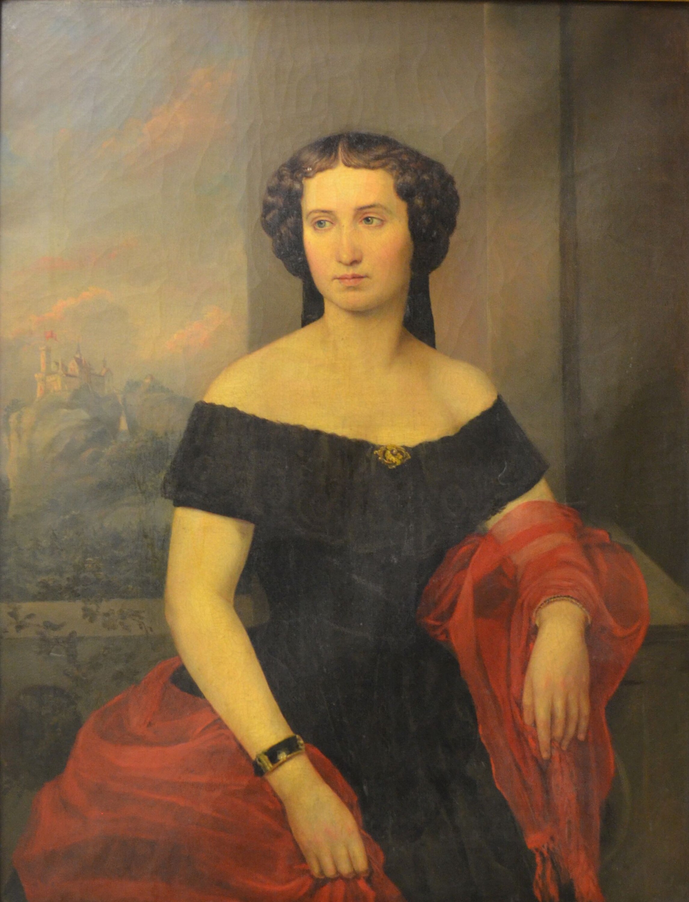 Gemälde: Damenporträt (Kulturhistorisches Museum Görlitz CC BY-NC-SA)