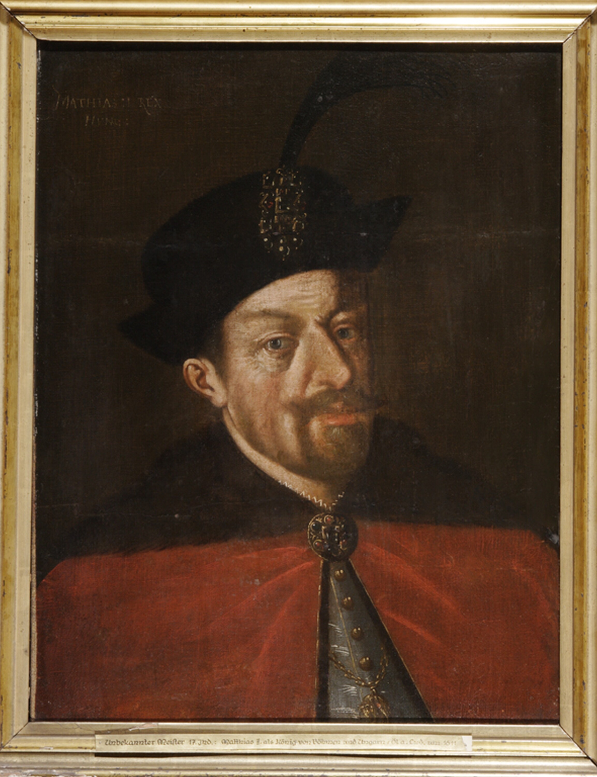 Gemälde: König Matthias II. von Ungarn und Böhmen (Kulturhistorisches Museum Görlitz CC BY-NC-SA)