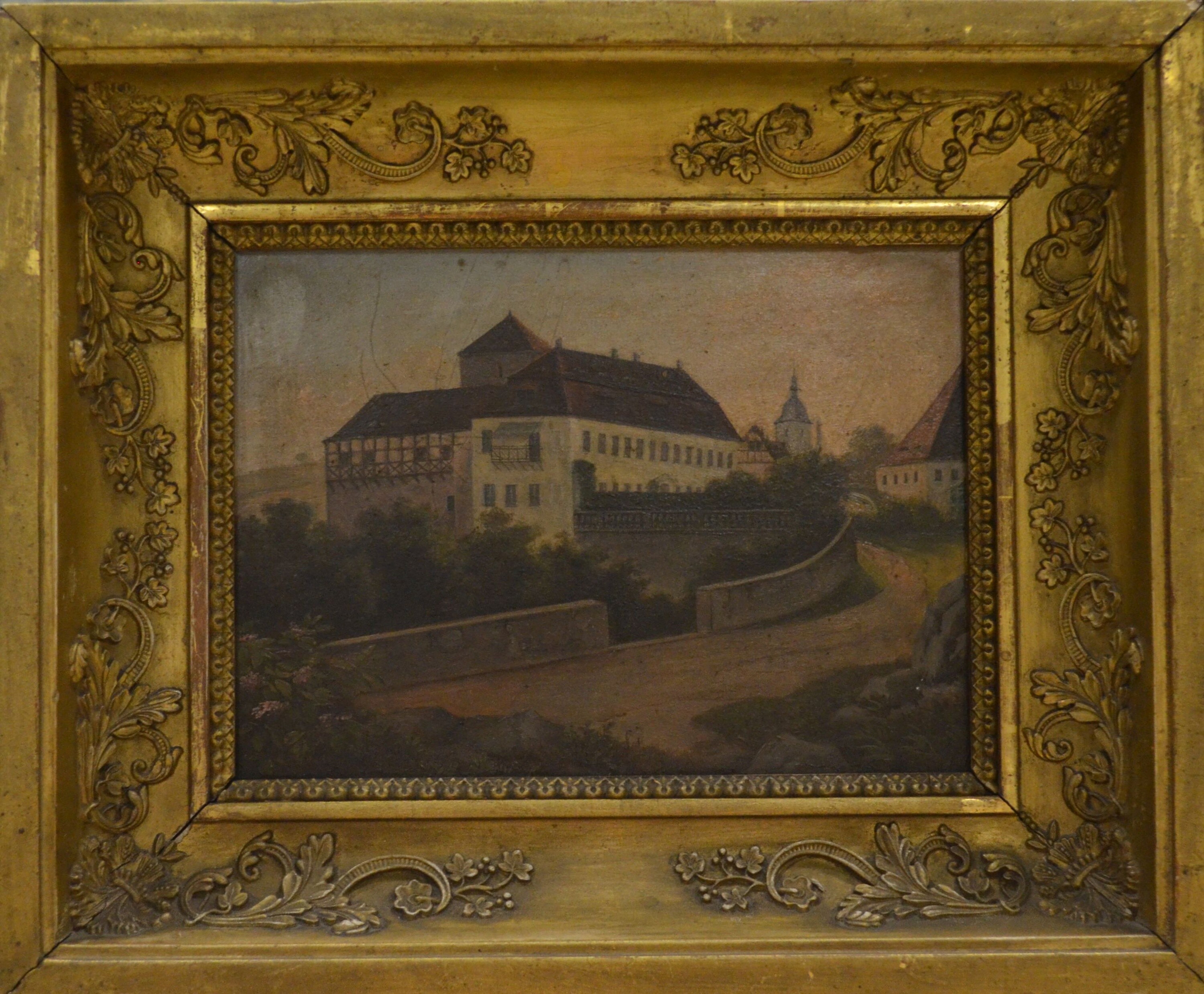 Gemälde: Schloss Maxen bei Pirna (Kulturhistorisches Museum Görlitz CC BY-NC-SA)