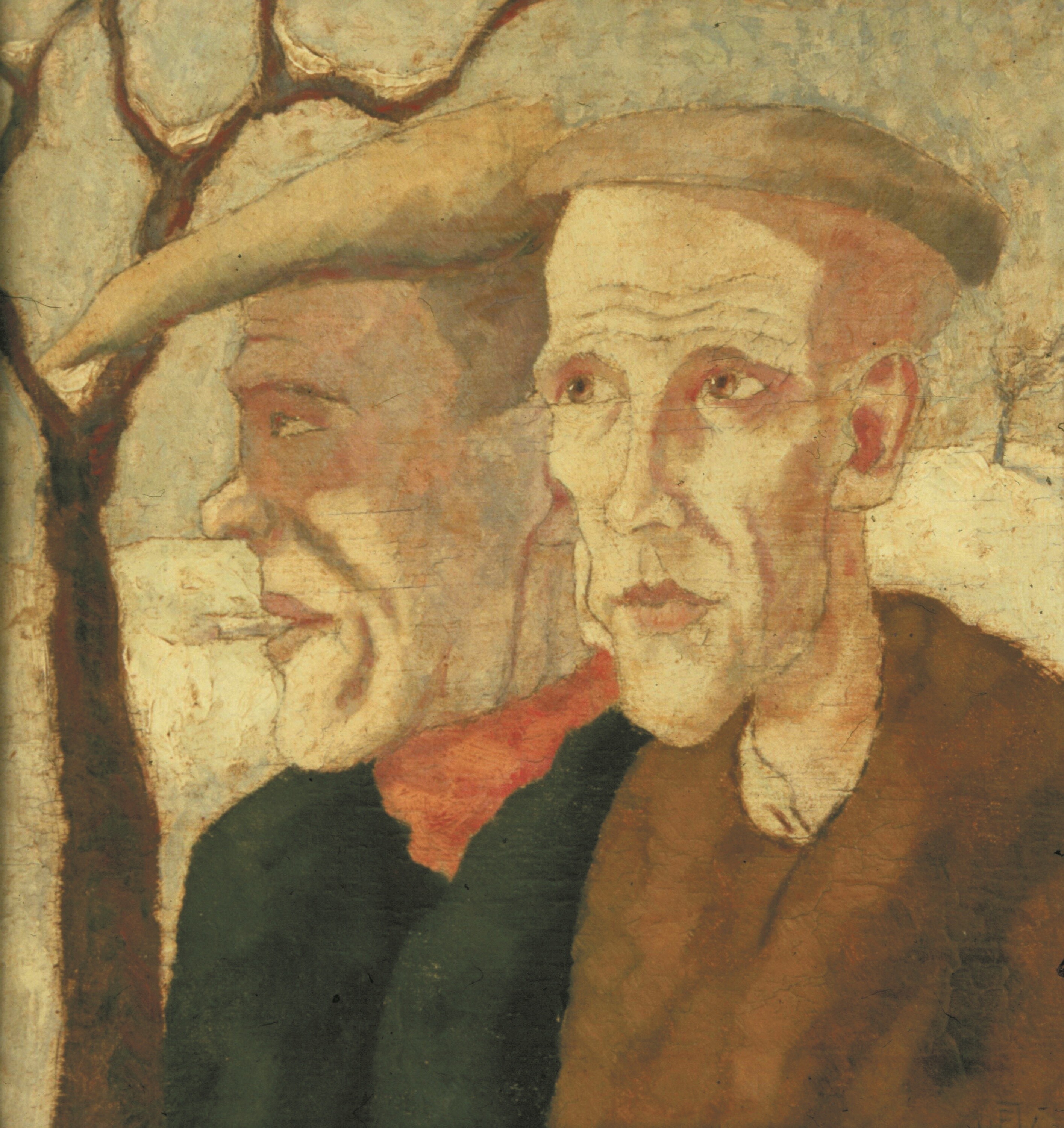 Gemälde: Zwei Arbeiter (Kulturhistorisches Museum Görlitz CC BY-NC-SA)