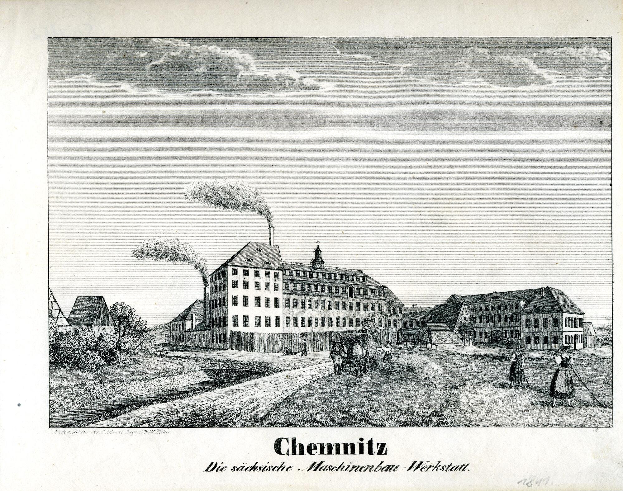 Grafik, avers (Industriemuseum Chemnitz; Scan: Carola Hütcher CC BY-NC-SA)