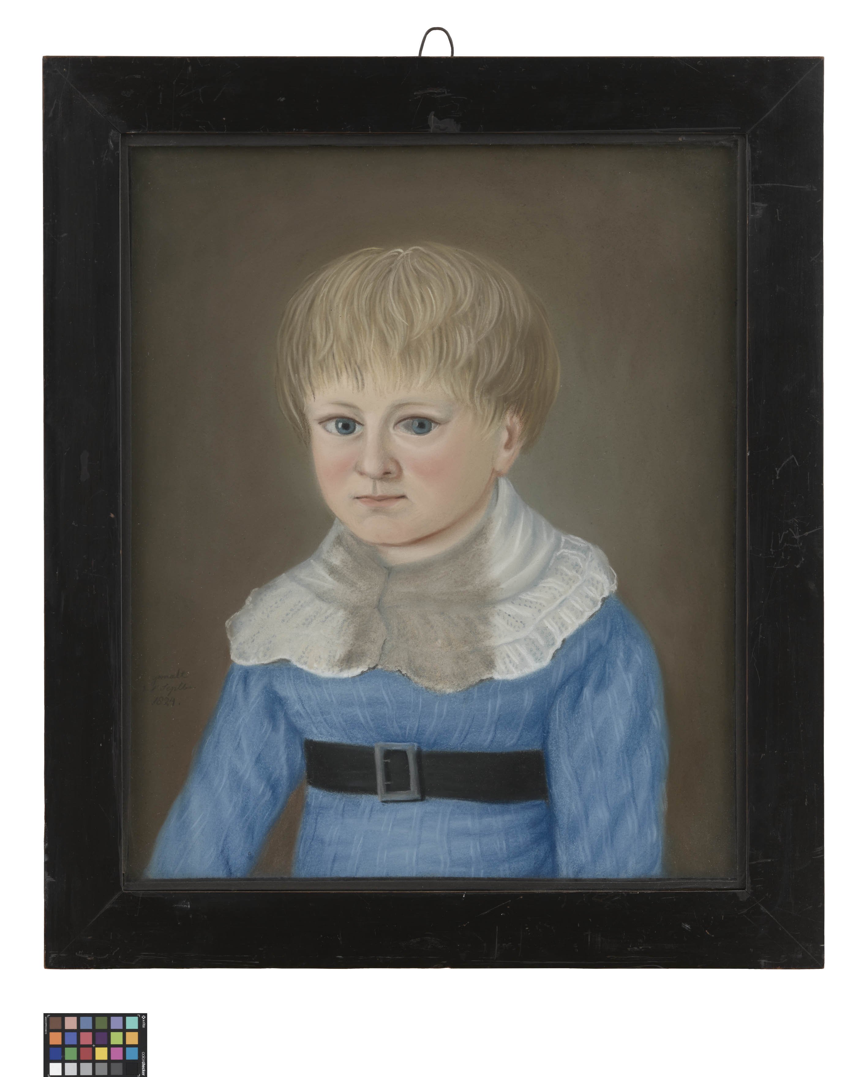 Pastellbild: Porträt eines Knaben (Kreismuseum Grimma RR-F)