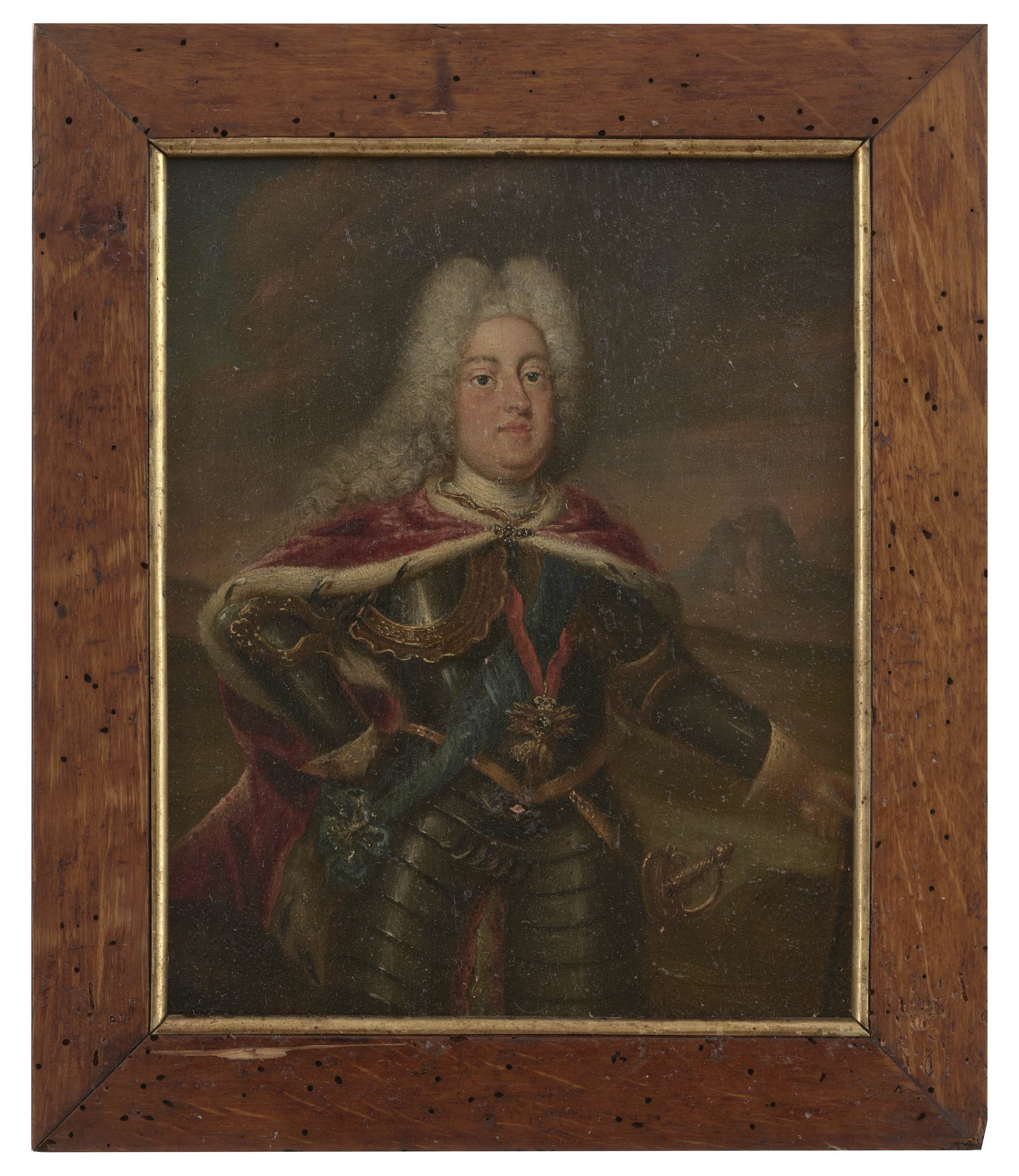 Ölbild: Friedrich August II. Kurfürst von Sachsen als König von Polen: August III. (Kreismuseum Grimma RR-F)