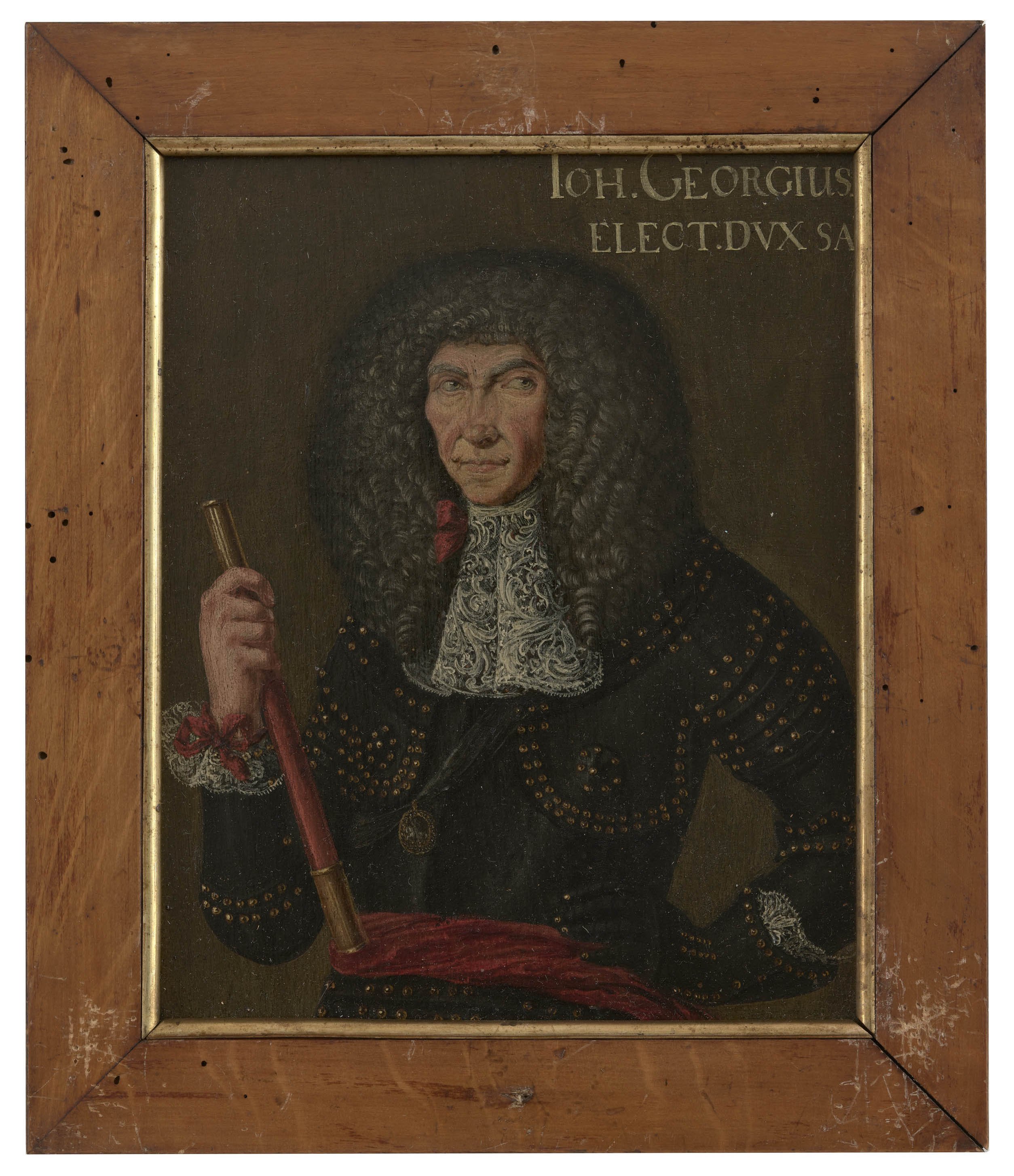 Ölbild: Johann Georg II. Kurfürst von Sachen (Kreismuseum Grimma RR-F)