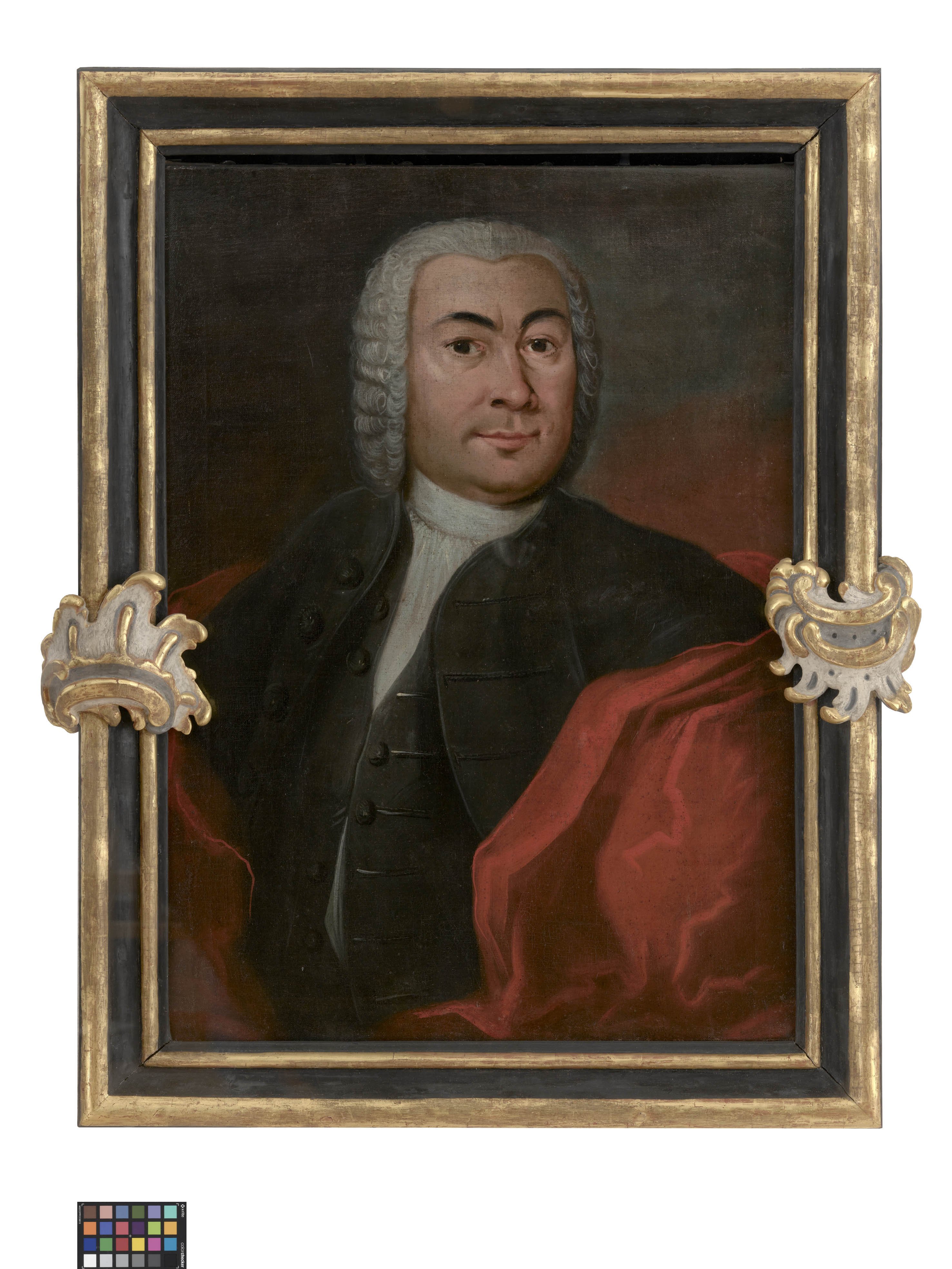 Ölbild: Porträt des Lohgerbers H. Andreas Herrmann (Kreismuseum Grimma RR-F)