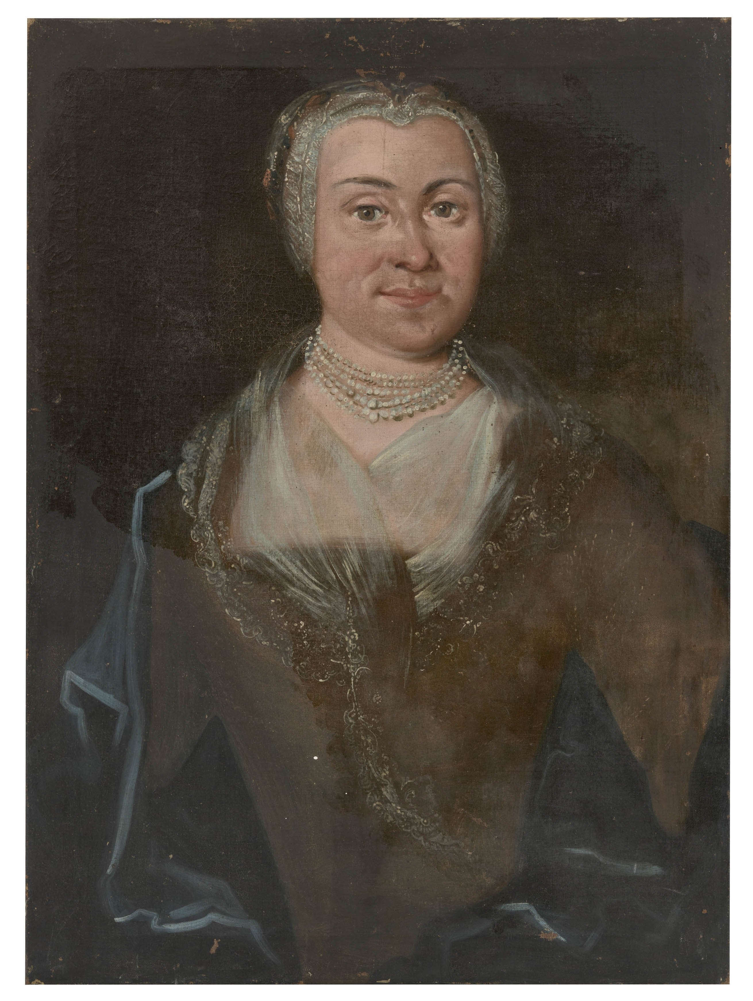 Ölbild: Porträt von Johanna Magdalena Herrmann (Kreismuseum Grimma RR-F)
