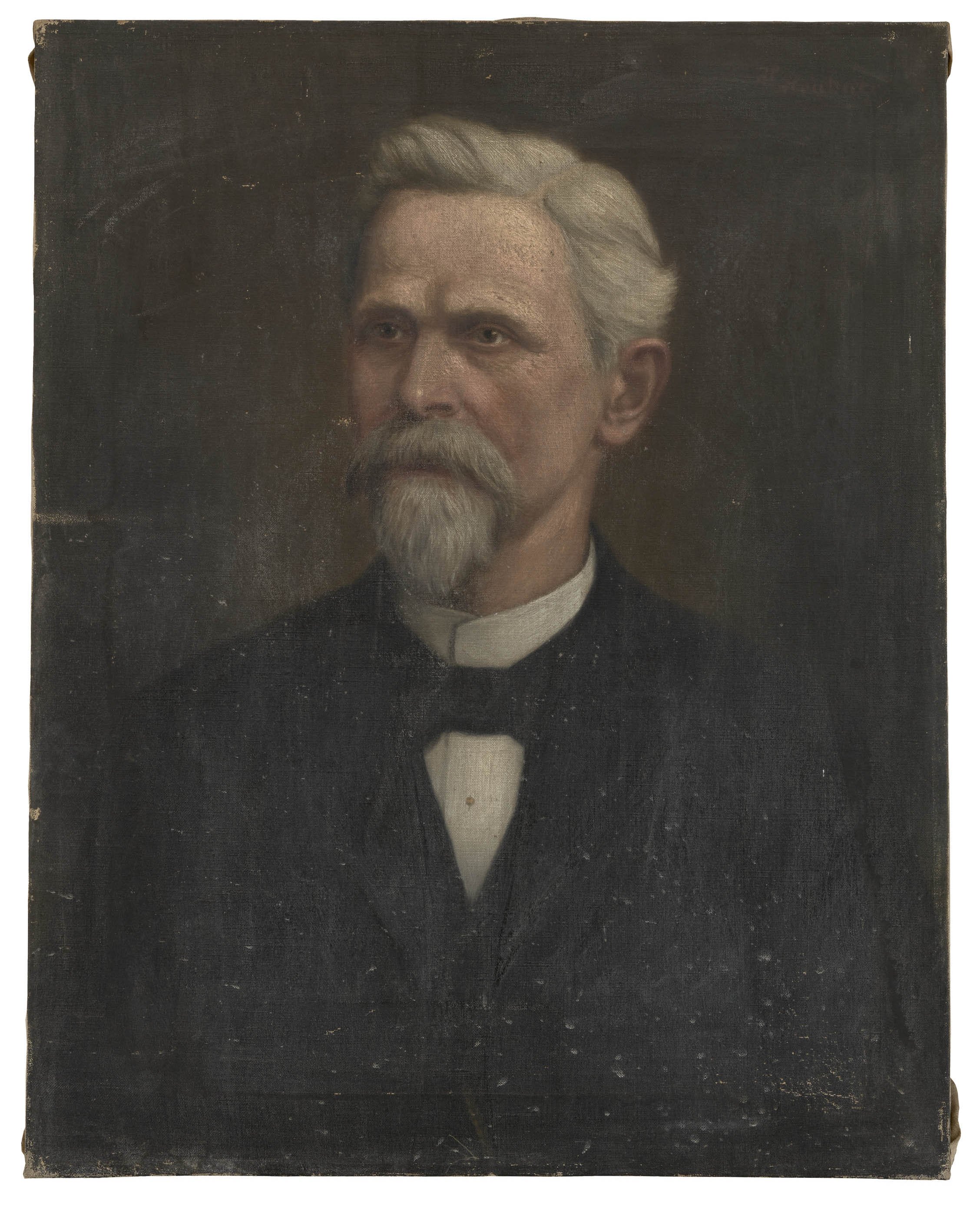 Ölbild: Porträt eines Mannes (Kreismuseum Grimma RR-F)