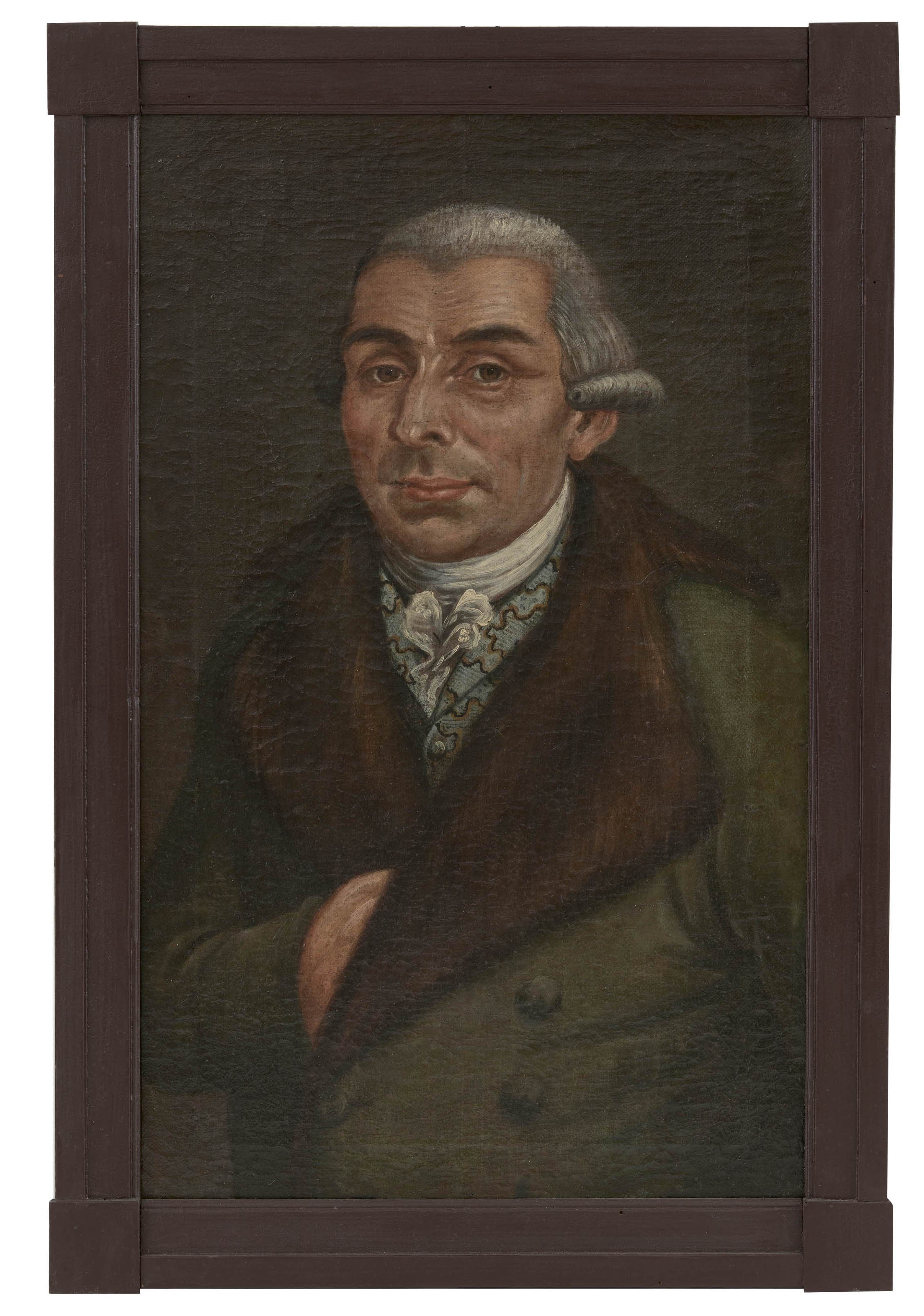 Ölbild: Porträt von Christian Gottlob Herrmann (Kreismuseum Grimma RR-F)