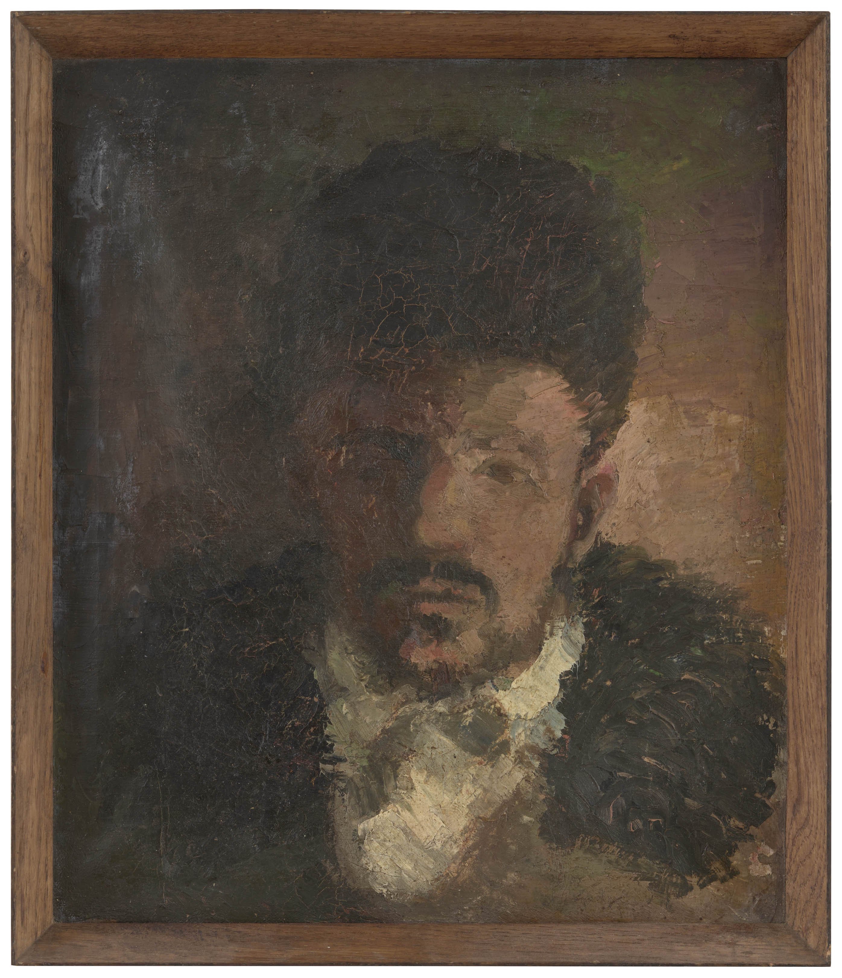 Ölbild: Porträt eines Mannes (Kreismuseum Grimma RR-F)