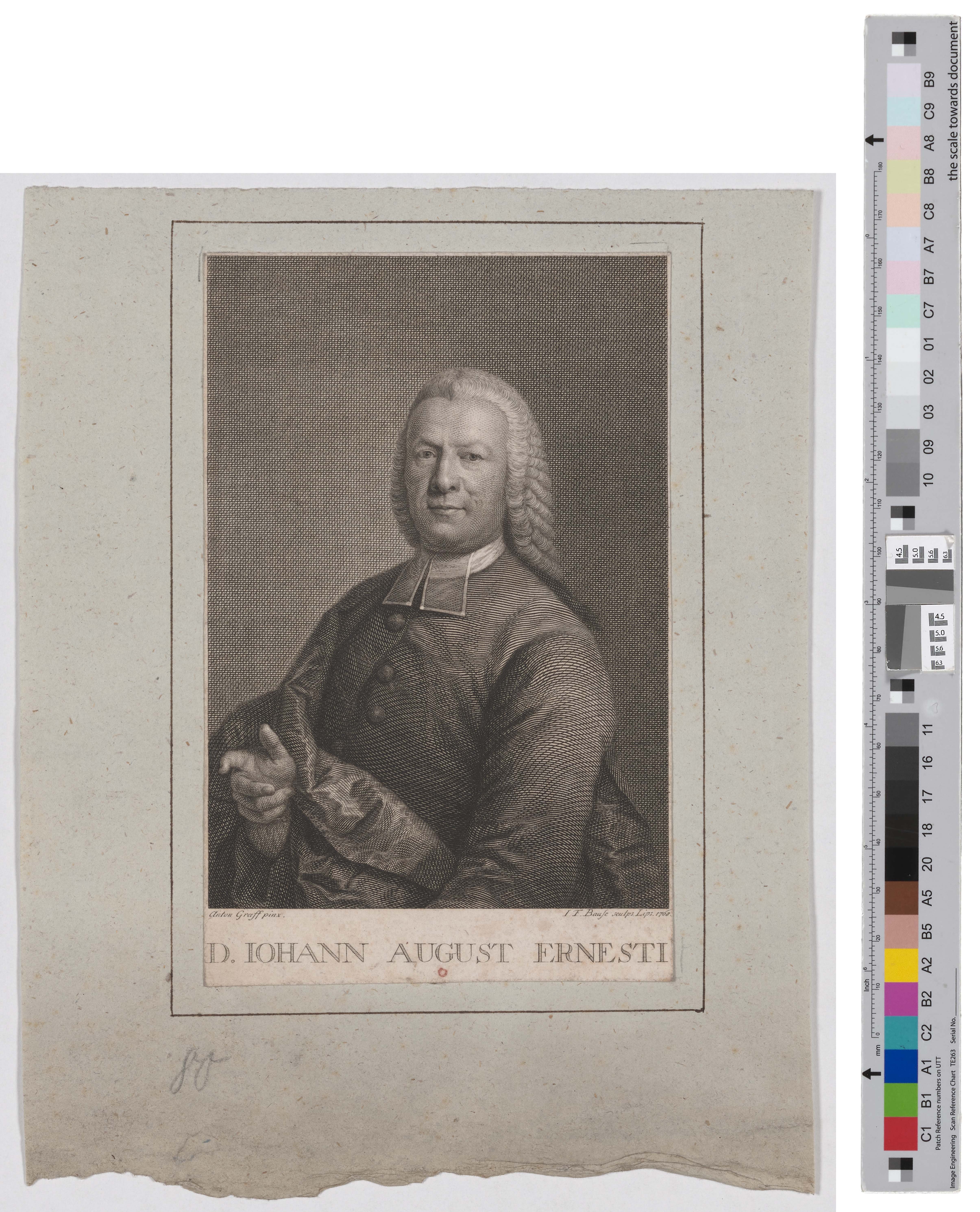 Porträt des Johann August Ernesti (Kreismuseum Grimma RR-F)