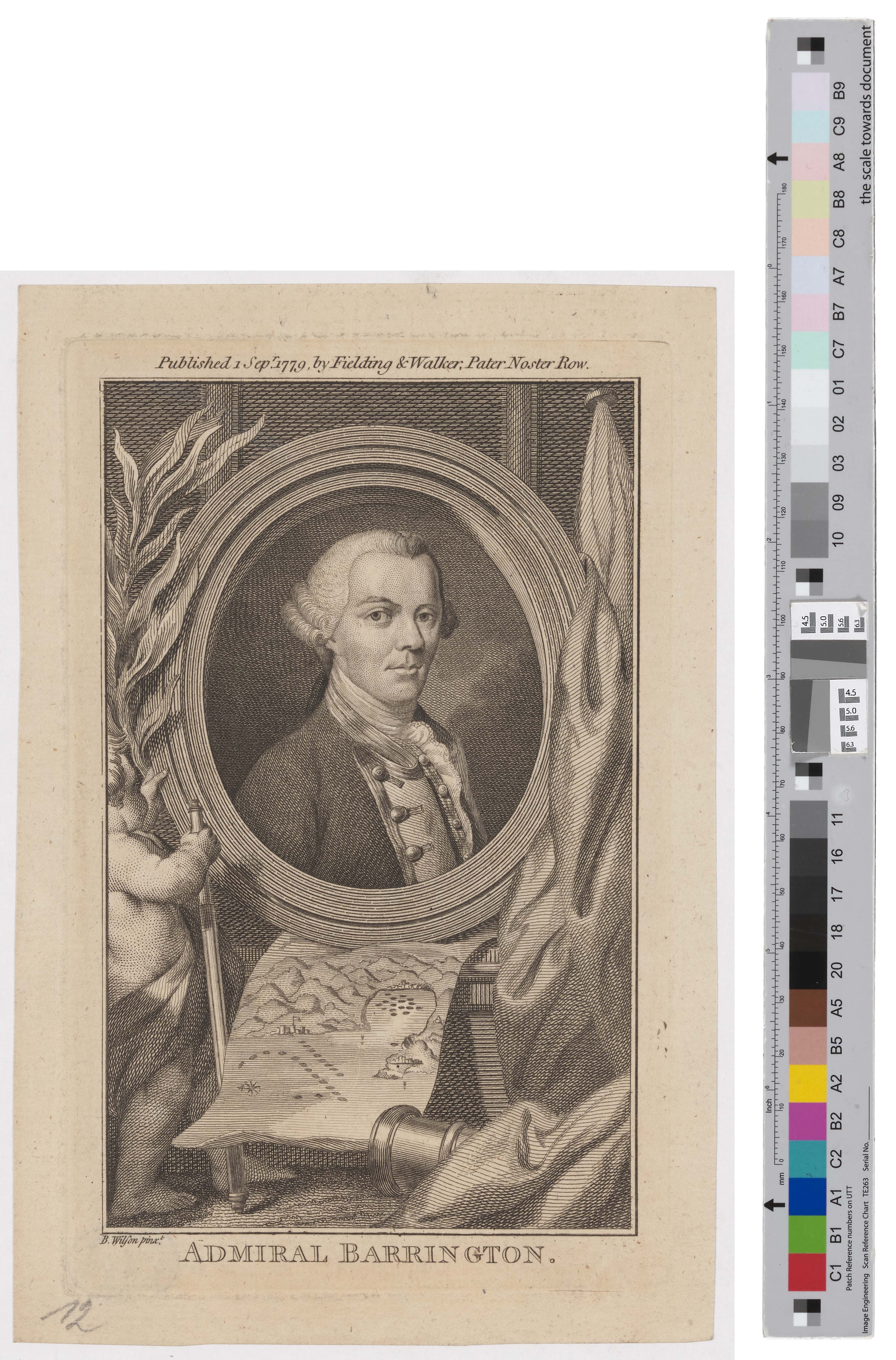 Porträt des Admiral Samuel Barrington (Kreismuseum Grimma RR-F)