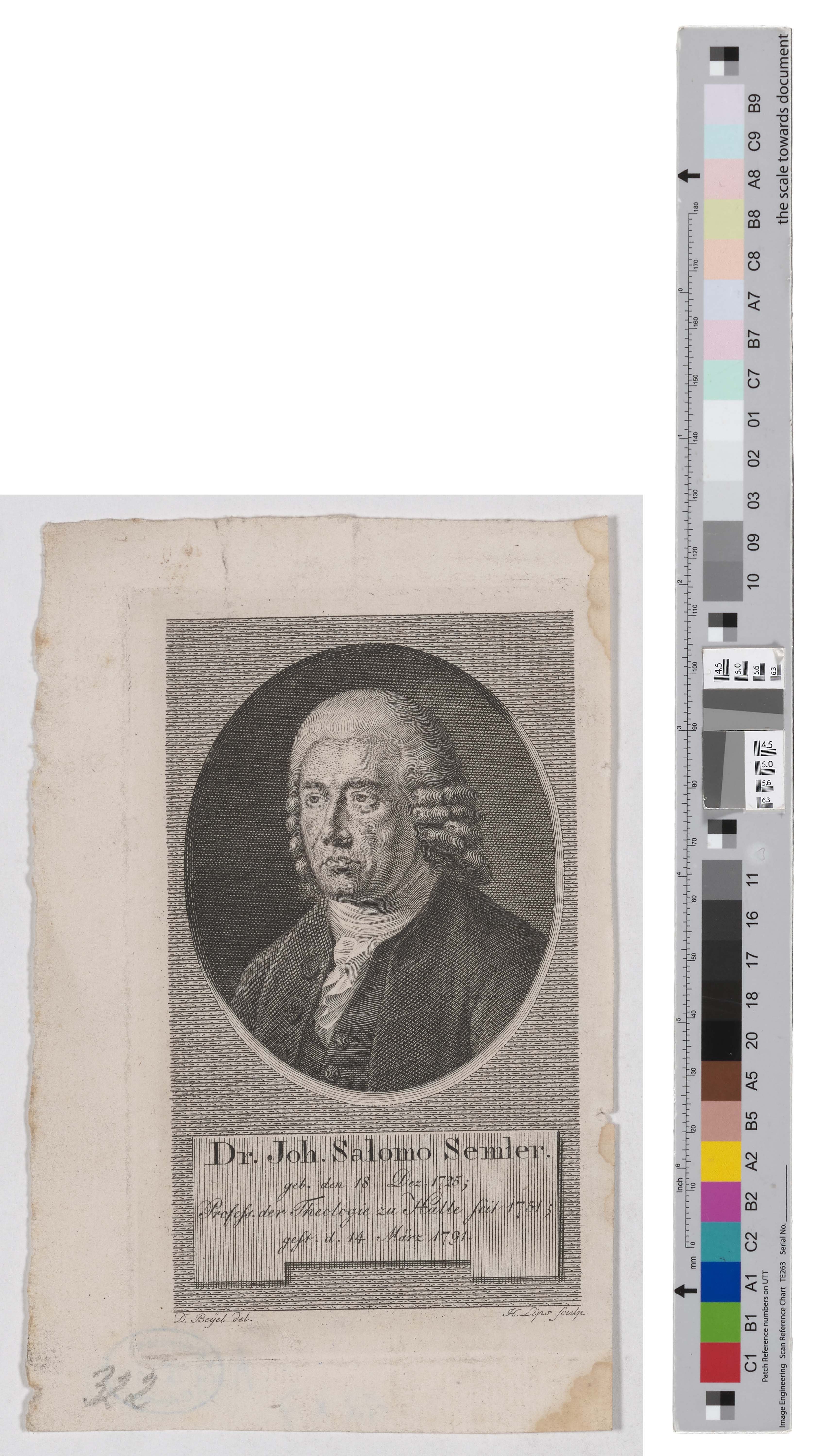 Porträt des Johann Salomo Semler (Kreismuseum Grimma RR-F)