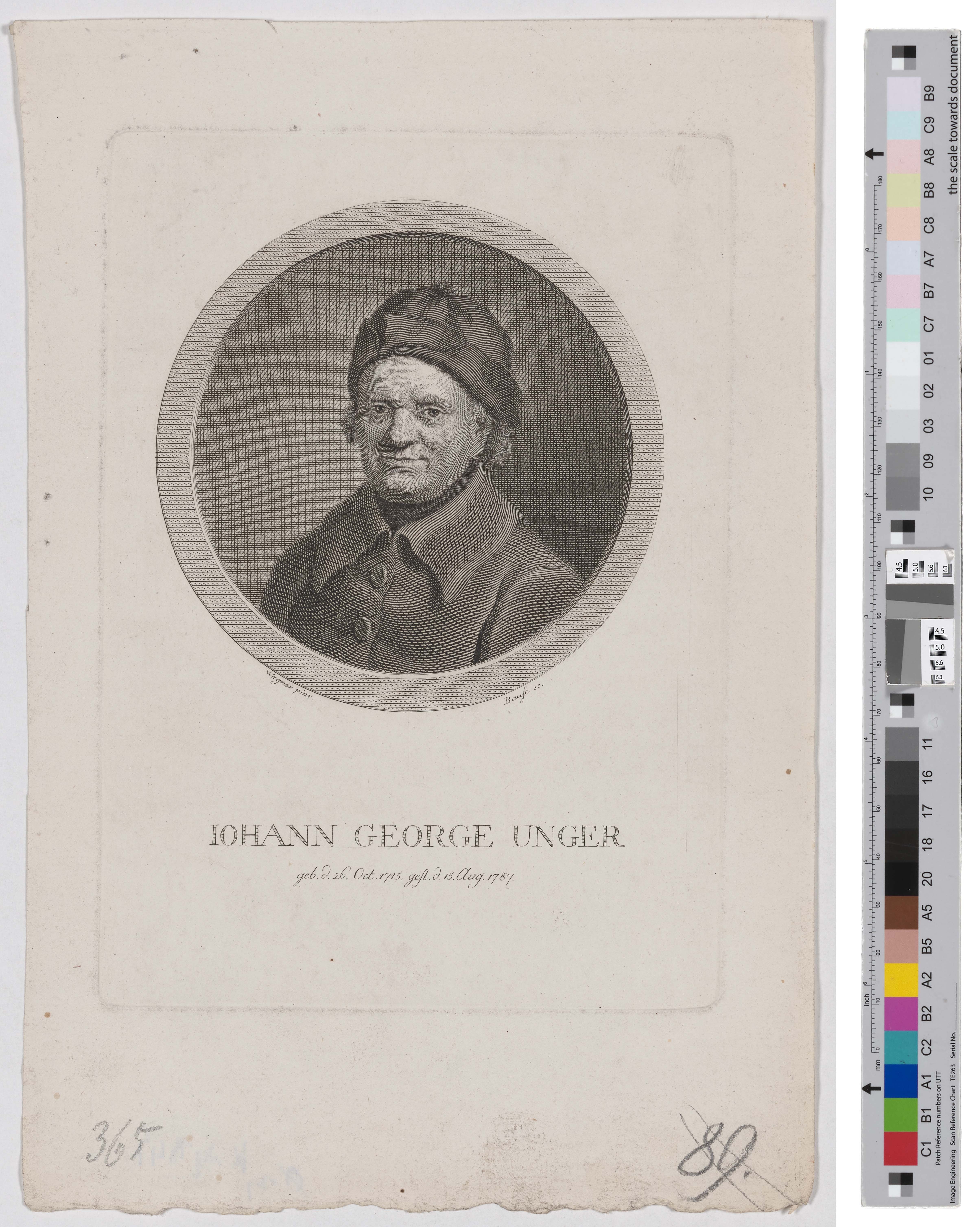 Porträt des Johann Georg Unger (Kreismuseum Grimma RR-F)