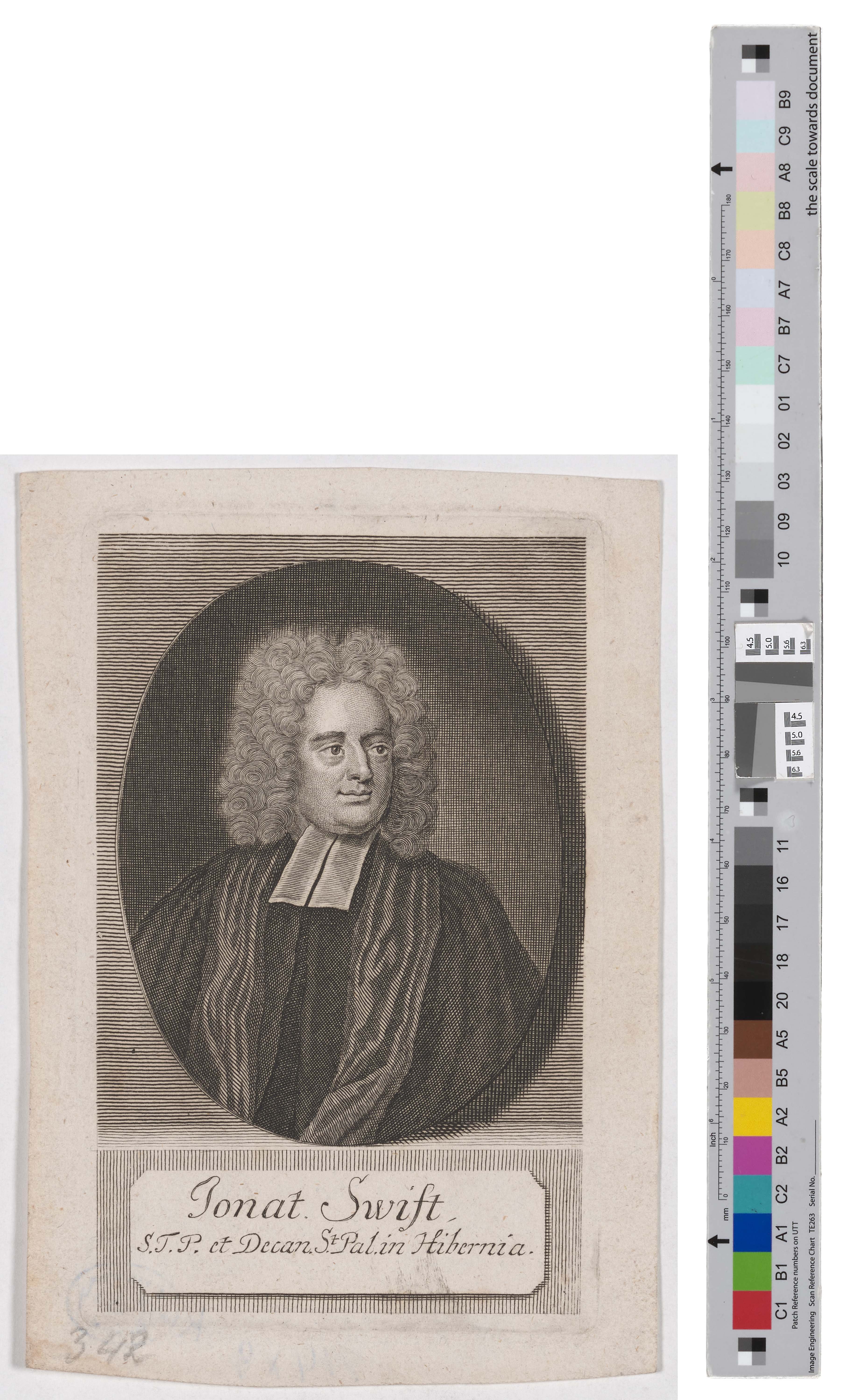 Porträt des Jonathan Swift (Kreismuseum Grimma RR-F)