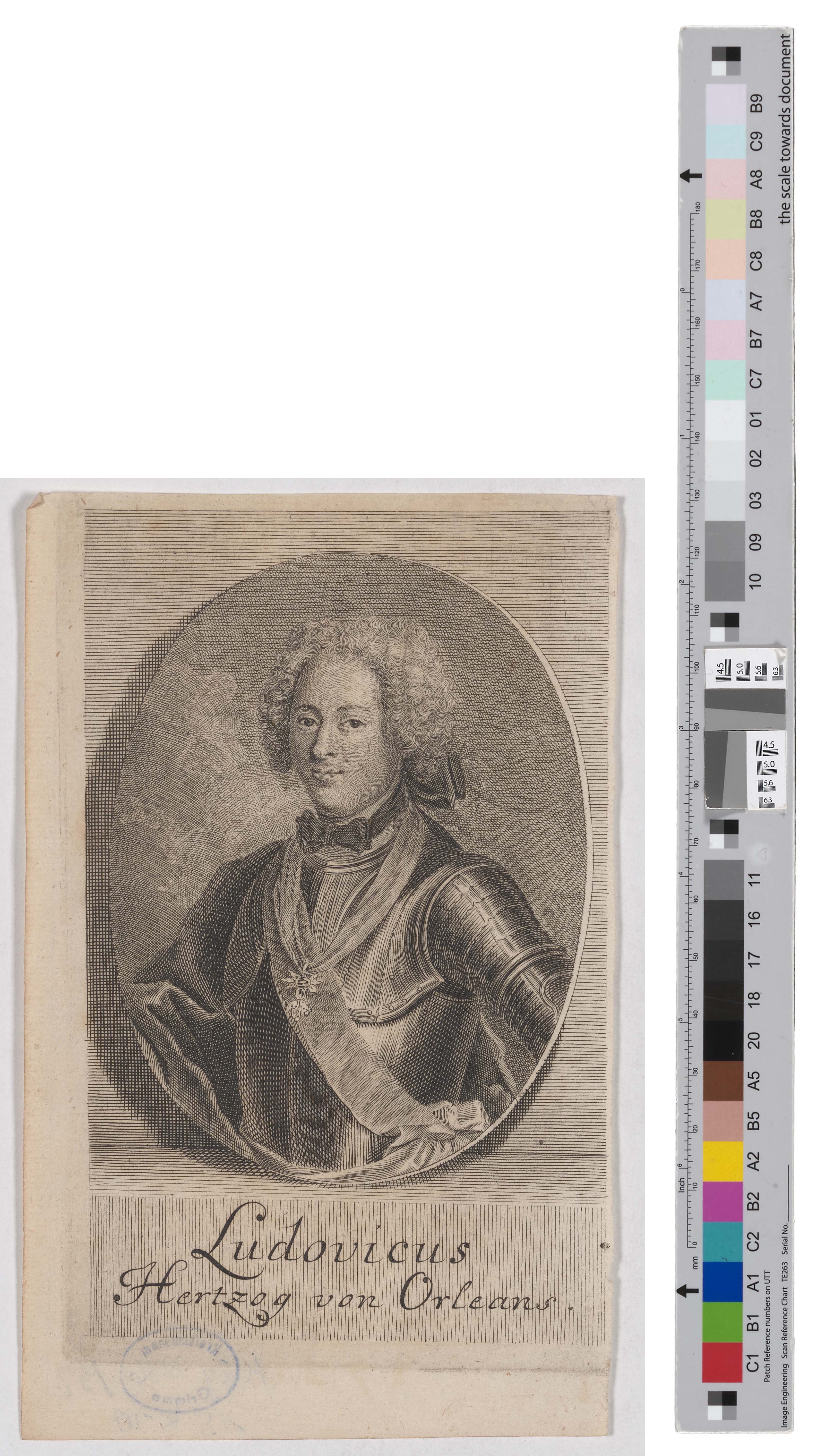 Porträt des Louis, Herzog von Orléans (Kreismuseum Grimma RR-F)