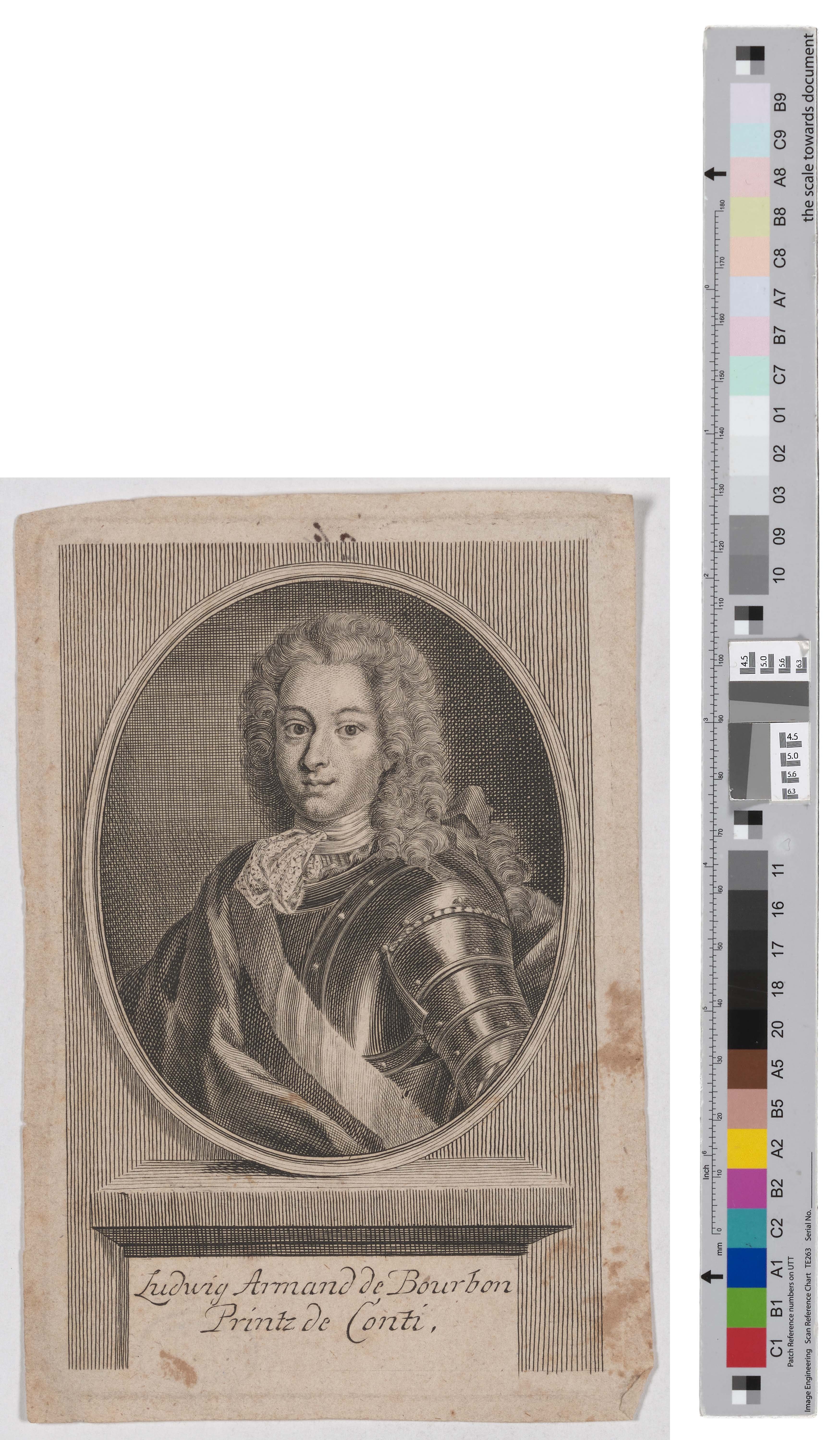 Porträt des Louis Armand II. de Bourbon, Prinz von Conti (Kreismuseum Grimma RR-F)