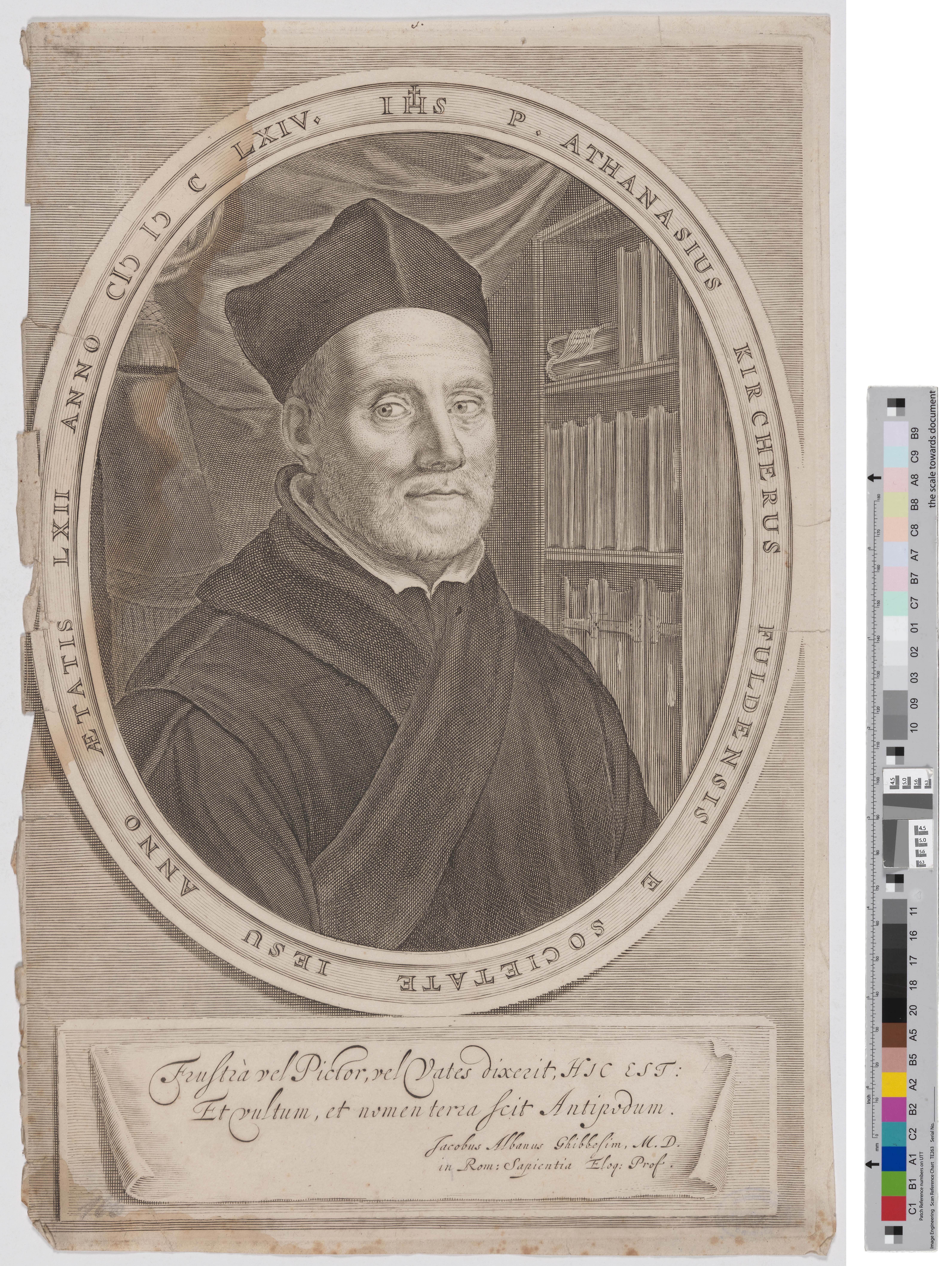 Porträt des Athanasius Kircher (Kreismuseum Grimma RR-F)
