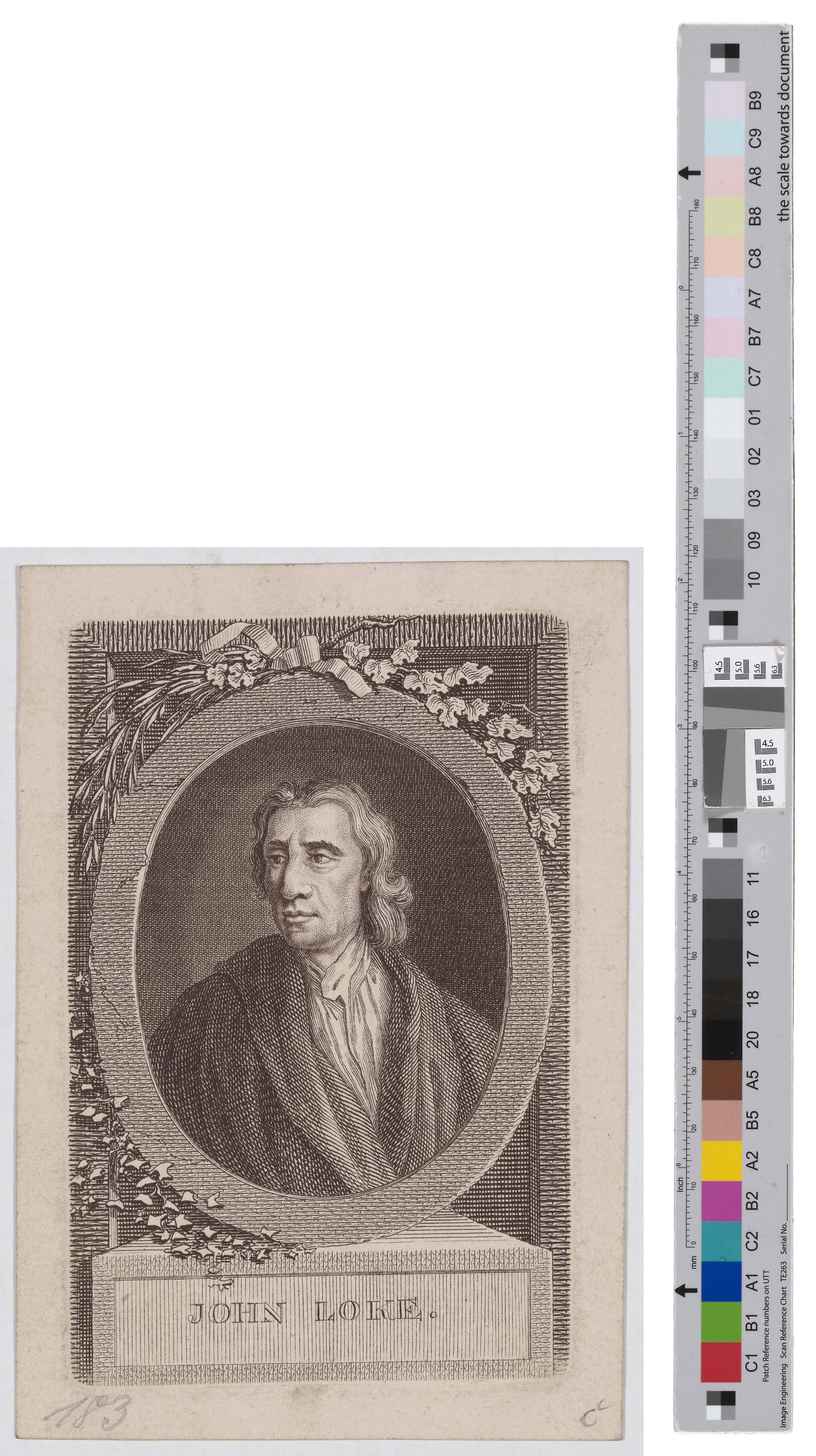 Porträt des John Locke (Kreismuseum Grimma RR-F)